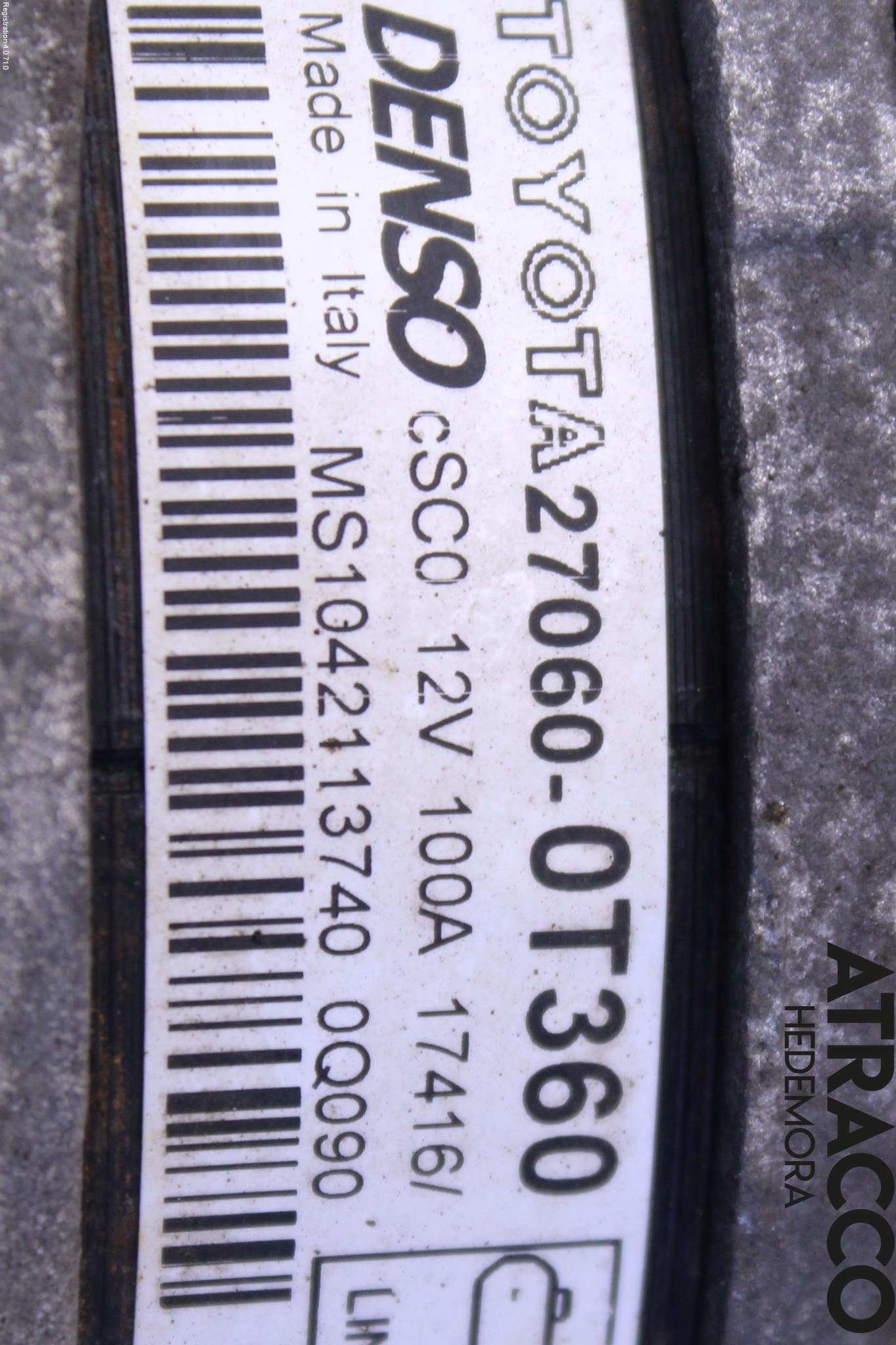 Toyota AVENSIS 16-18 Generator