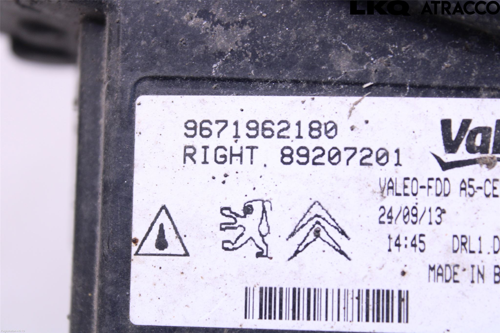 Citroen DS3 Positionsljus Fram Hö