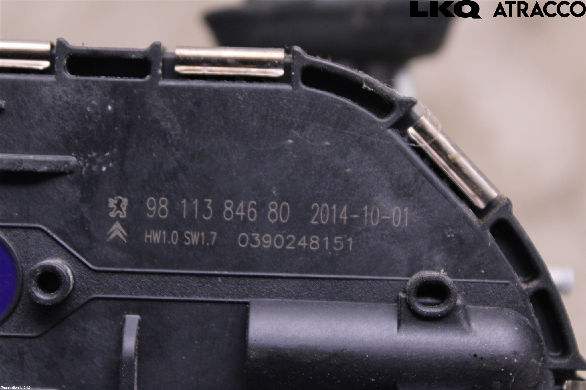 Citroen C4 PICASSO 14-18 Torkarmotor Vindruta