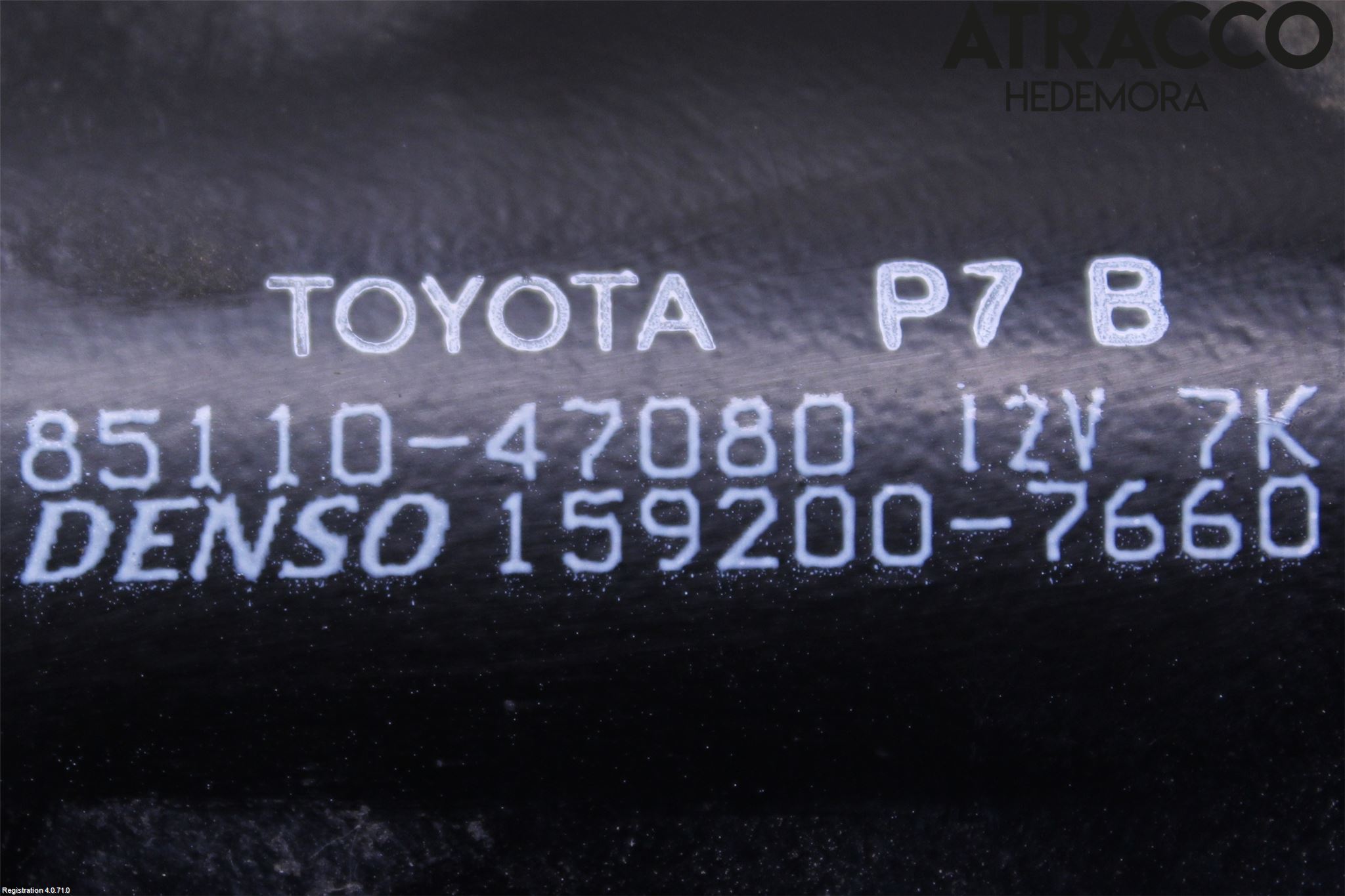 Toyota PRIUS NWH20 04-08 Torkarmotor Vindruta