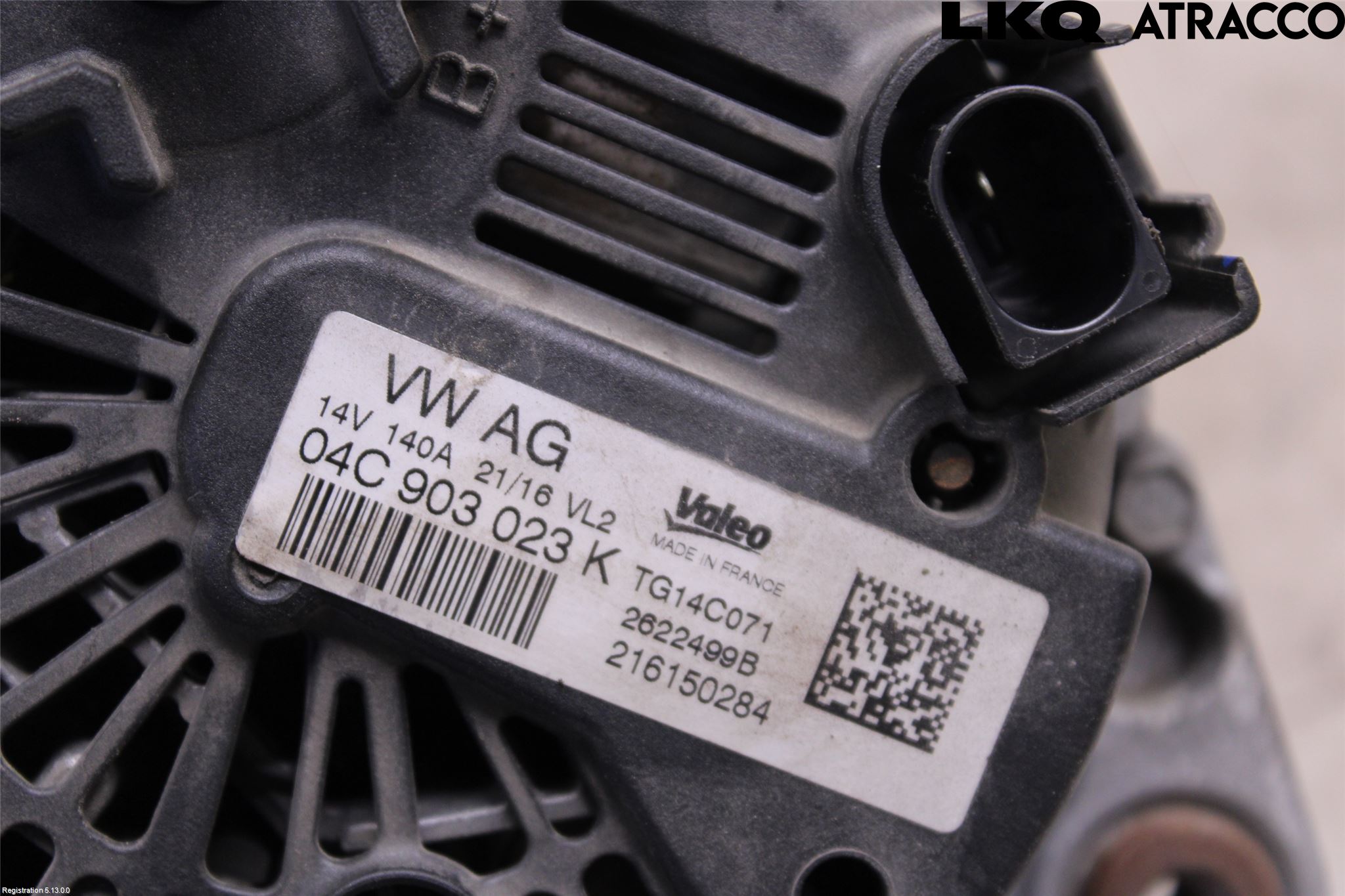 Volkswagen VW GOLF / E-GOLF VII 13-20 Generator