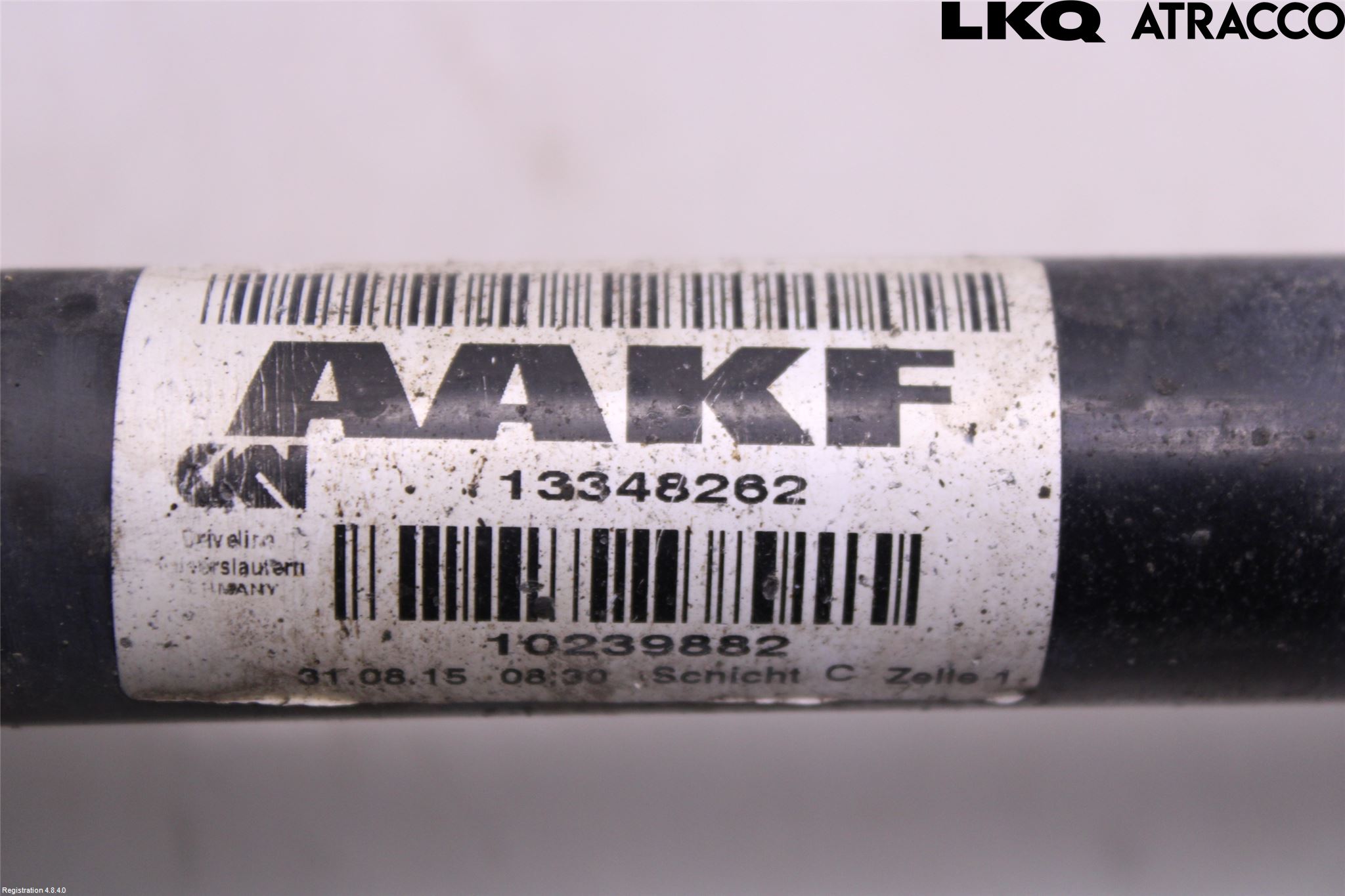 Opel ZAFIRA C 12-19 Drivaxel Fram Höger