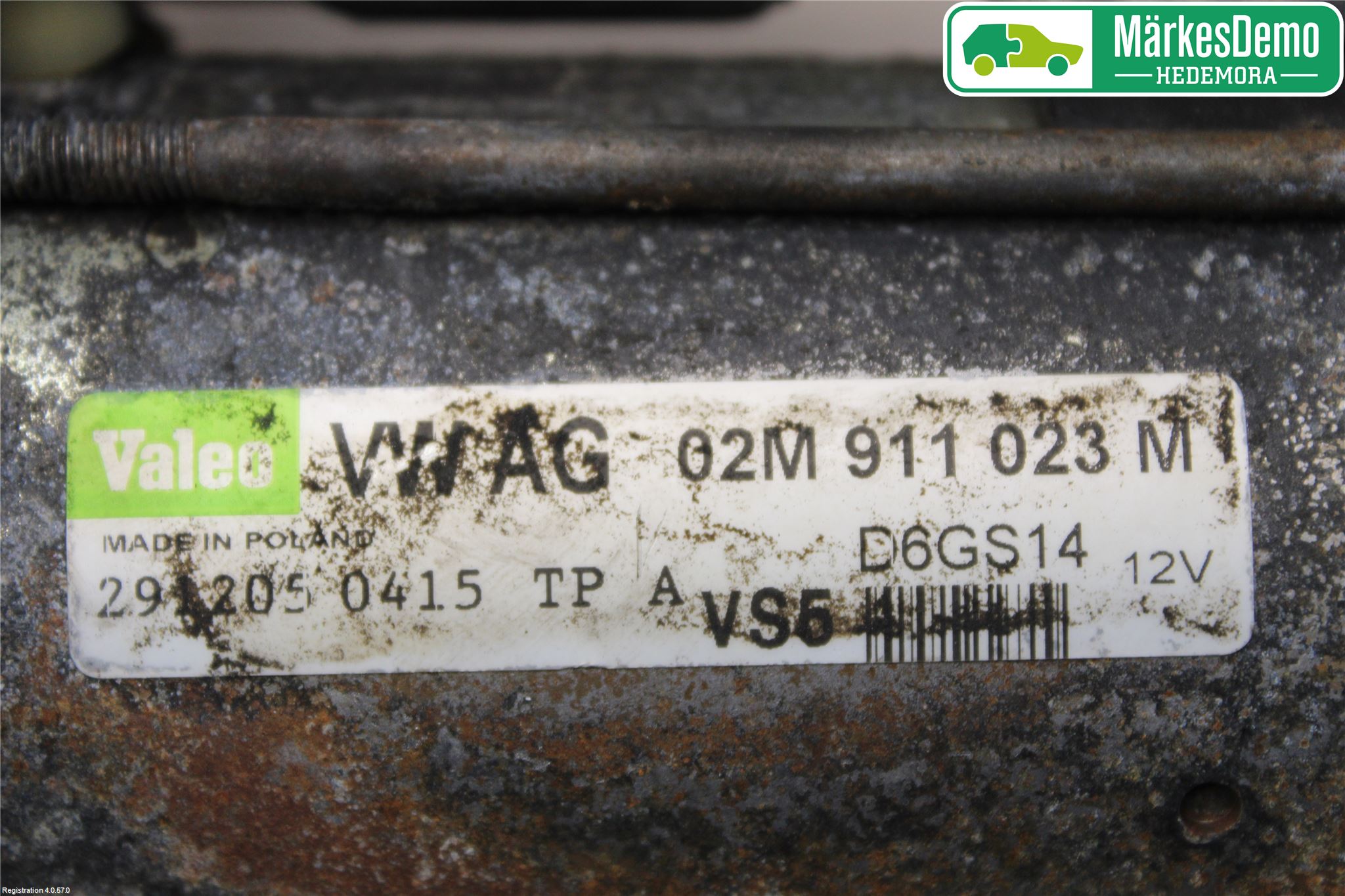 Volkswagen VW PASSAT 05-11 Startmotor