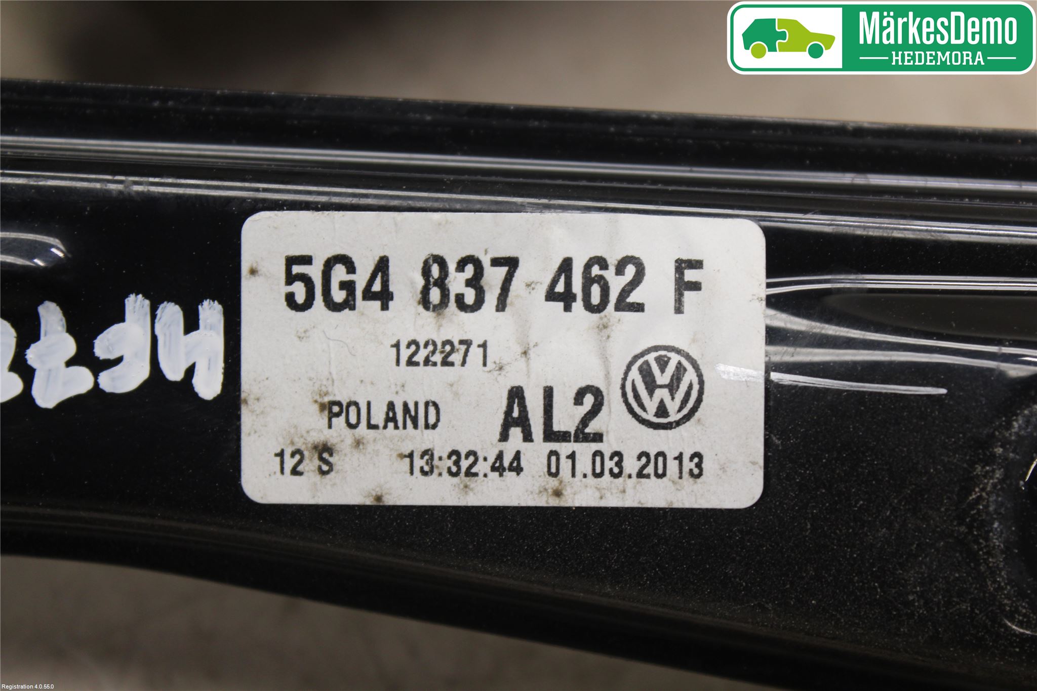 Volkswagen VW GOLF / E-GOLF VII 13-20 Fönsterhiss El Kompl