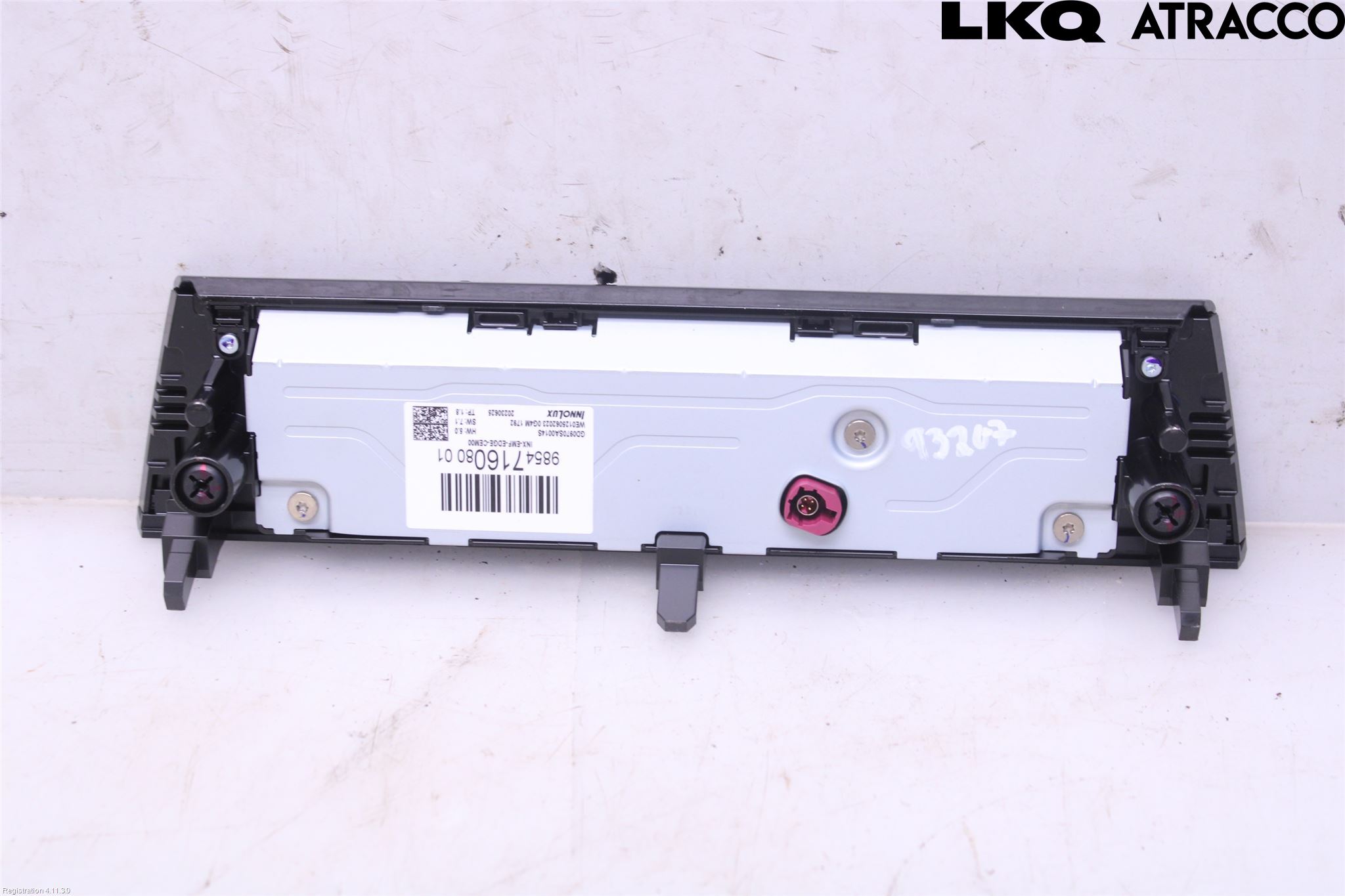 Peugeot 408 22- Kontrolldisplay