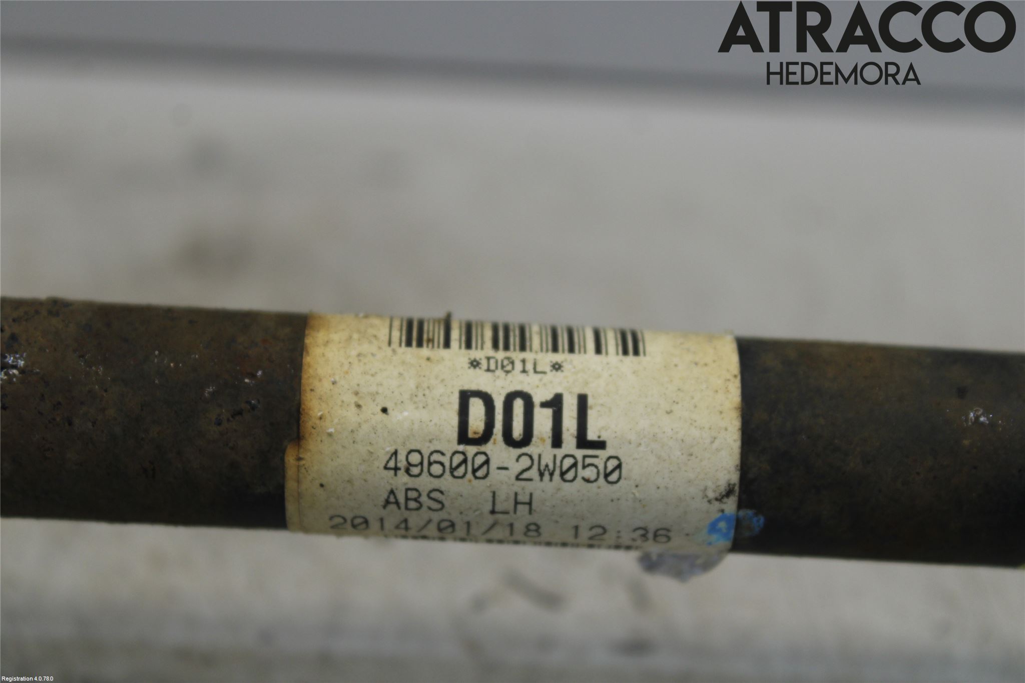Hyundai SANTA FE 13-18 Drivaxel Bak Vänster