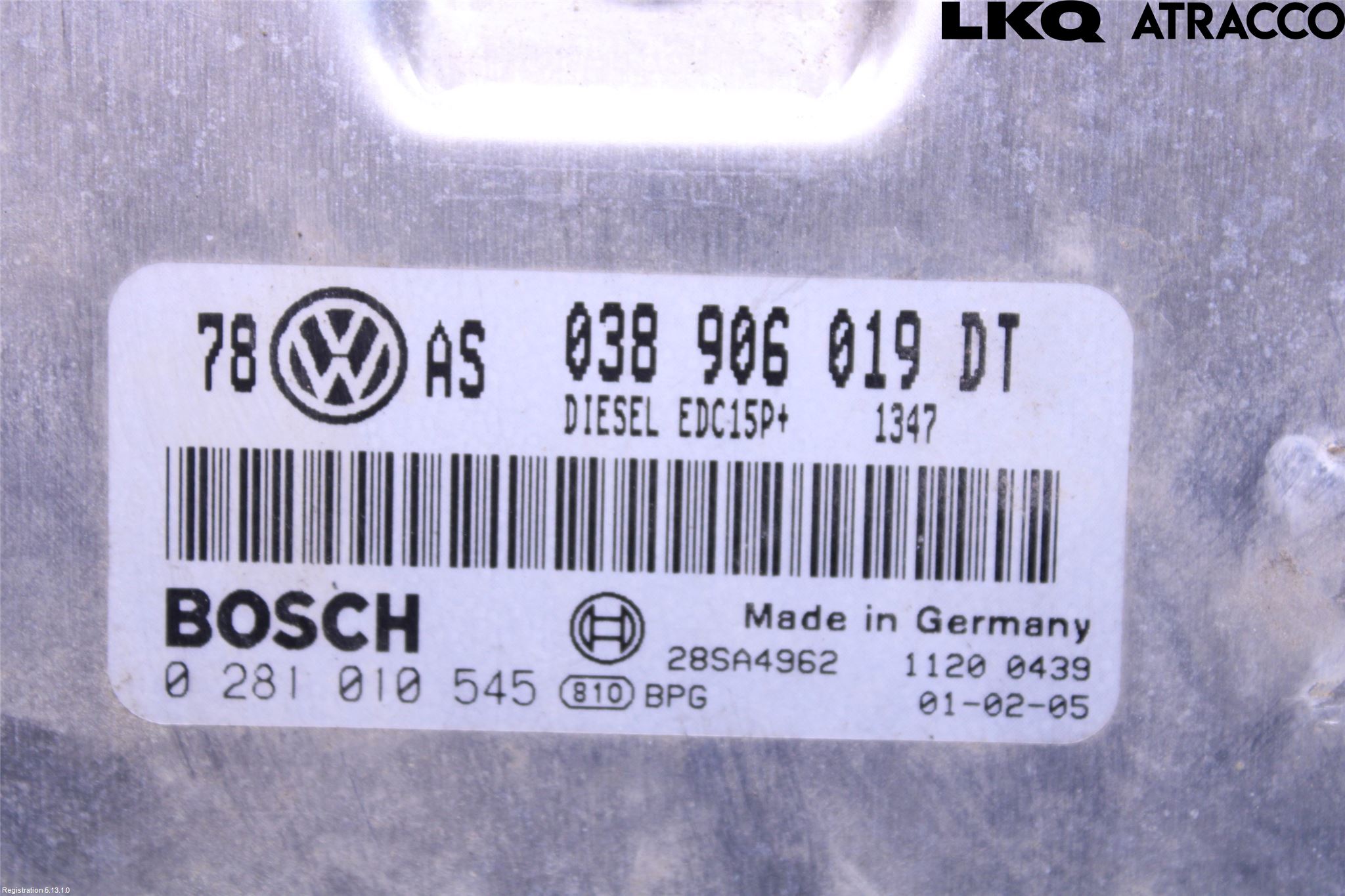 Volkswagen VW PASSAT 01-05 Styrenhet Inspump Diesel