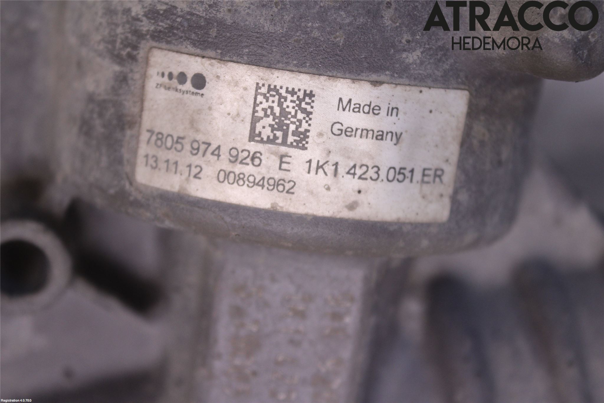 Audi A3/S3 05-13 Styrväxel Servo -Snäcka