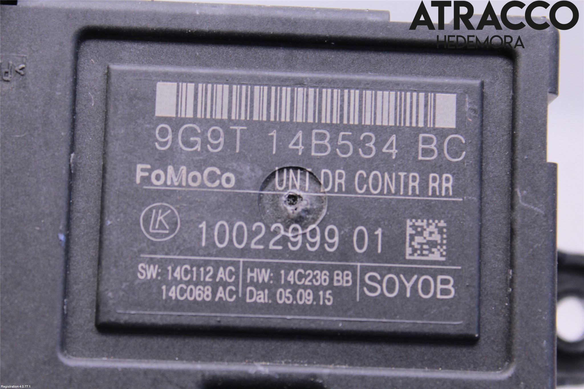 Volvo V70 14-16 Styrenhet Dörr