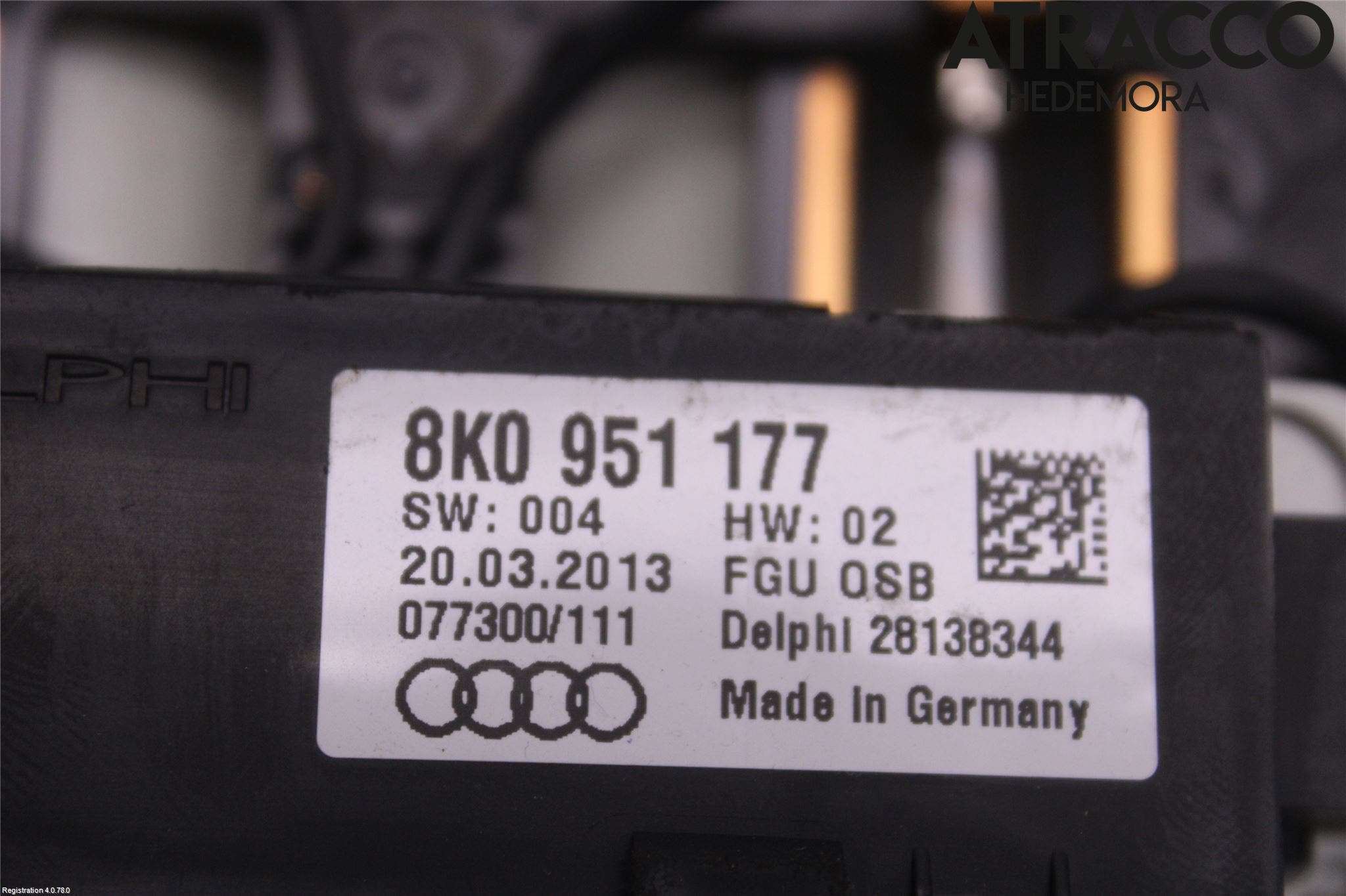 Audi Q5 09-16 Innerbelysning