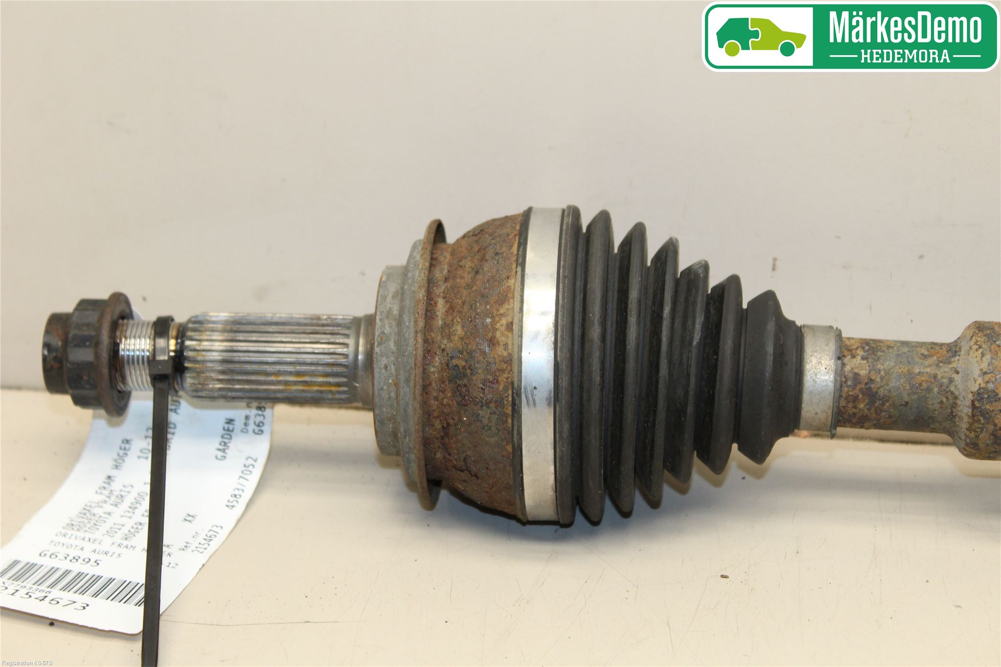Toyota AURIS 10-12 Drivaxel Fram Höger