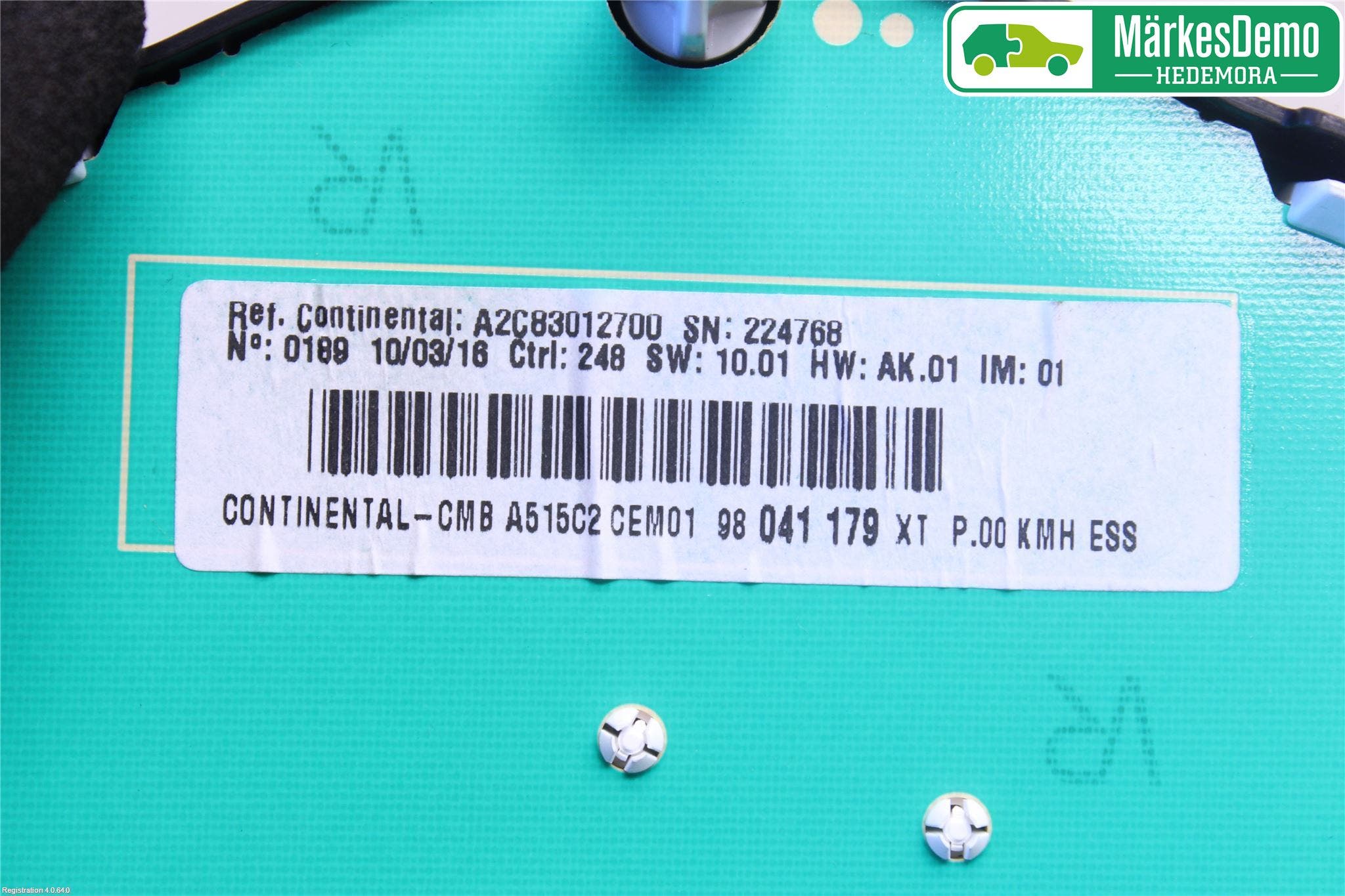 Citroen C3 10-17 Instrument Komb