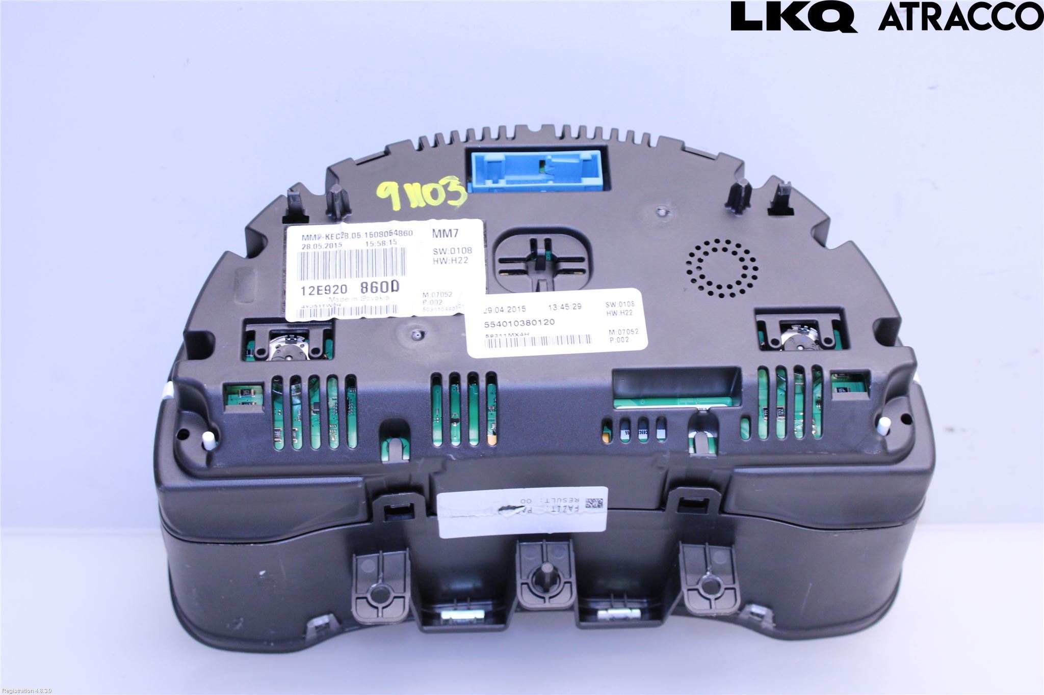 Volkswagen VW UP! / E-UP! Instrument Komb