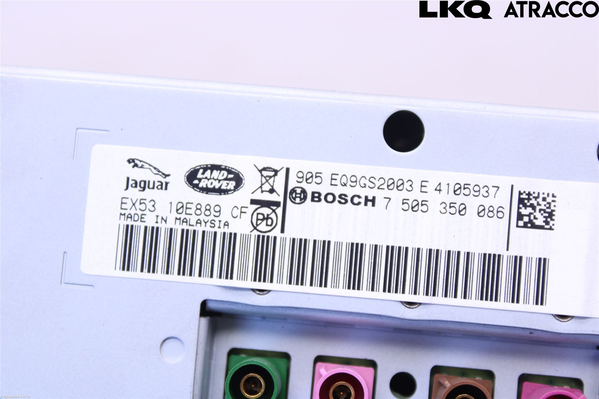 Jaguar F-TYPE Multifunktionsdisplay