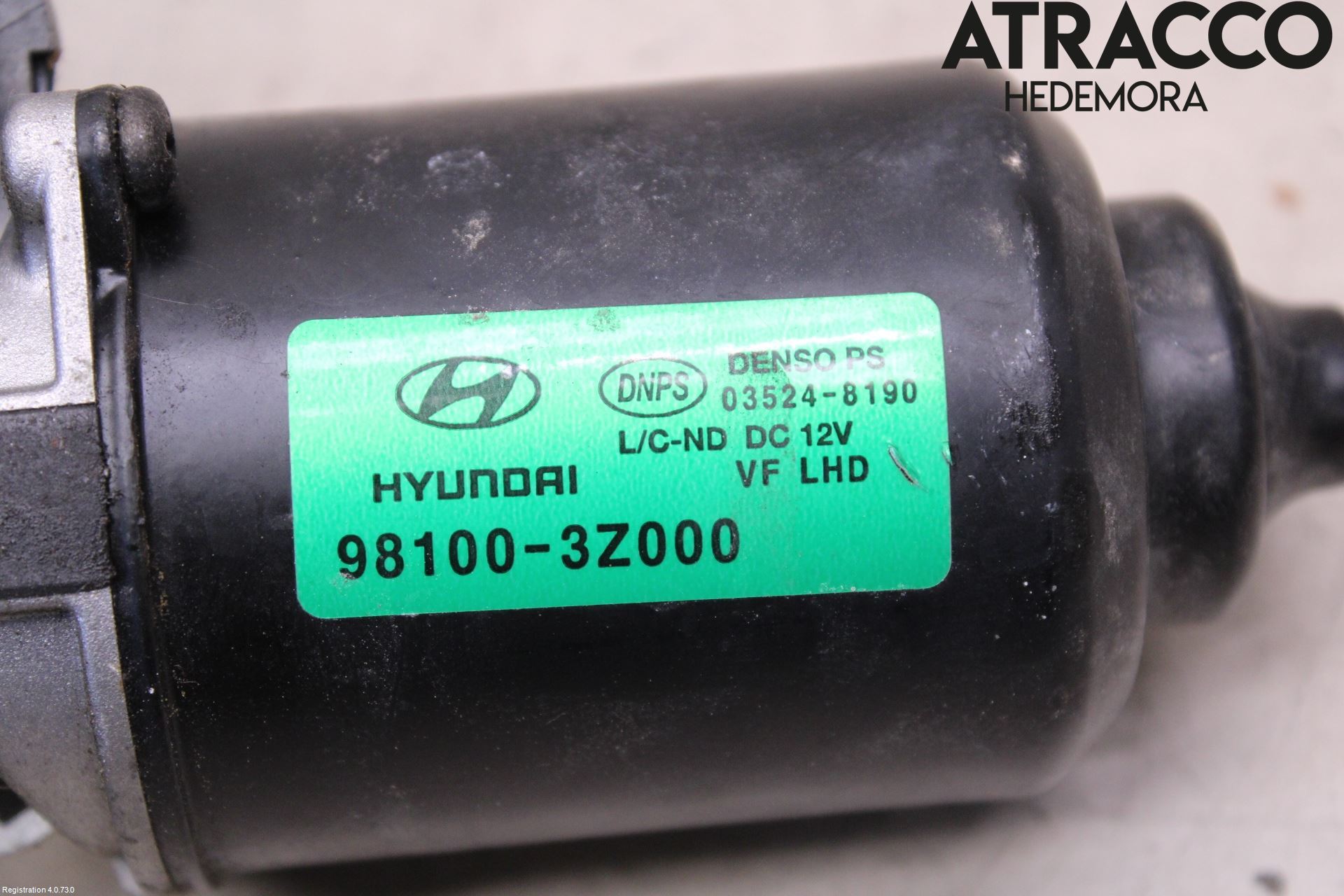 Hyundai i40 08-15 Torkarmotor Vindruta