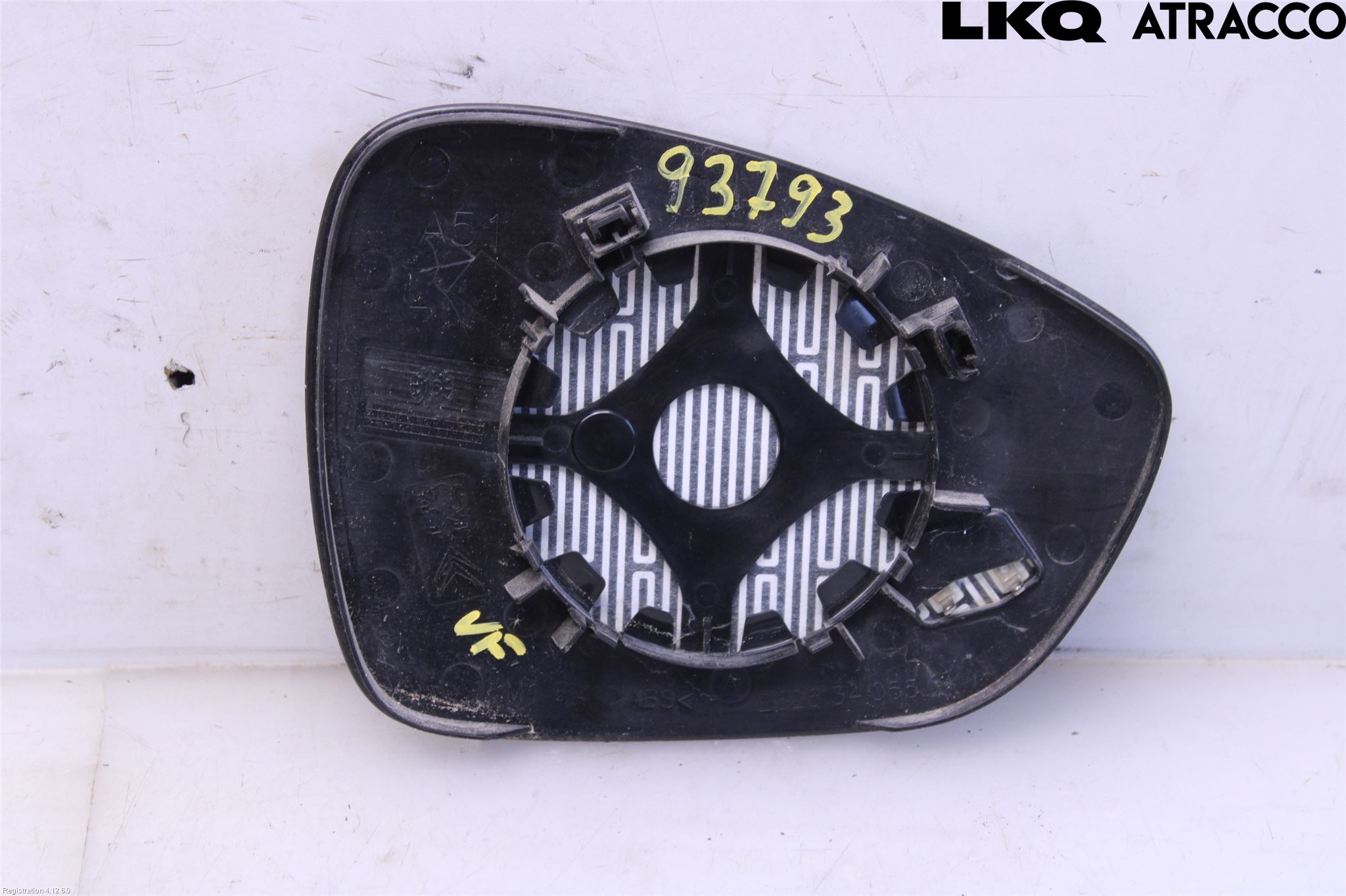 Citroen C3 10-17 Spegelglas Vä