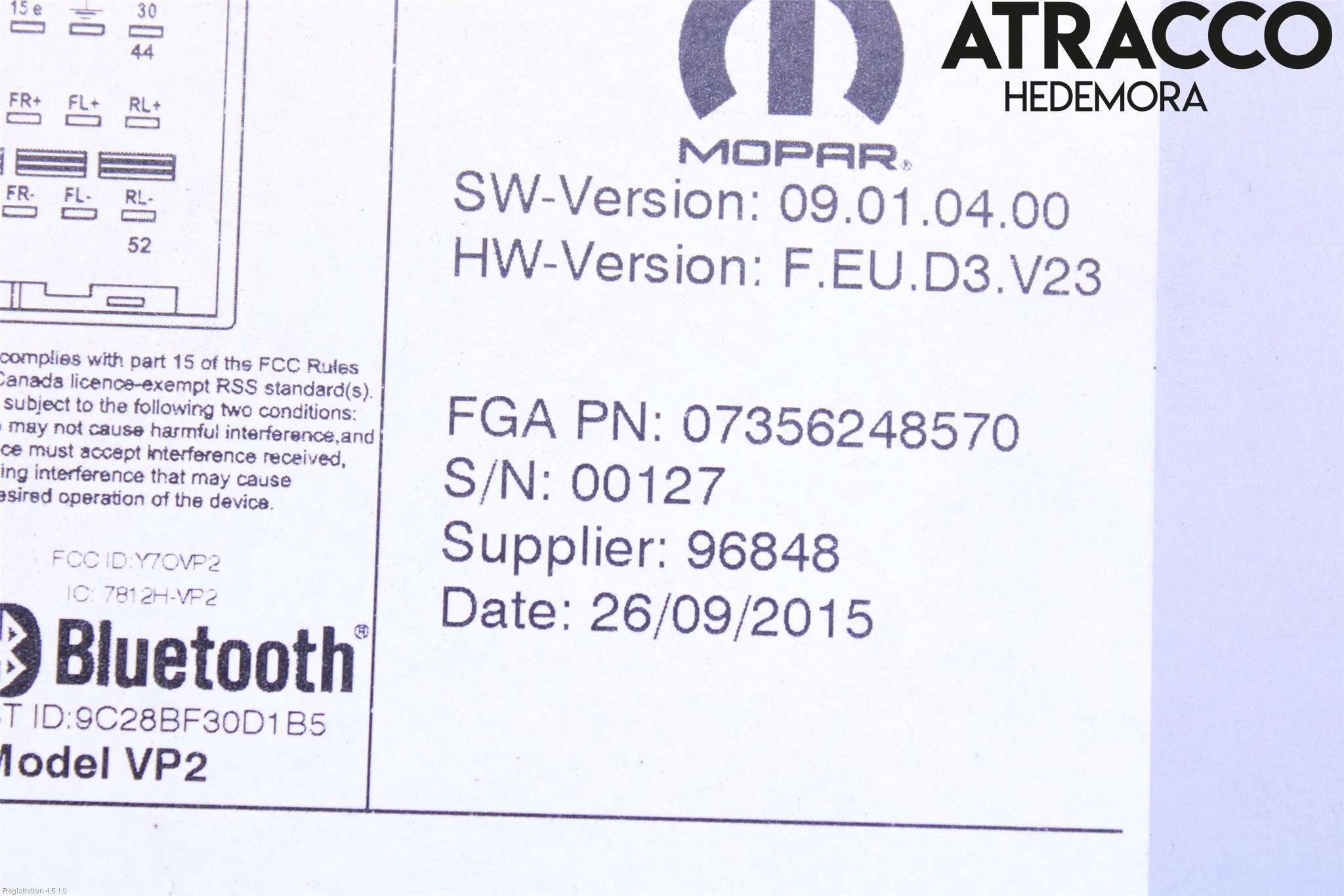 Fiat 500 07- Cd Radio - Multimediapanel