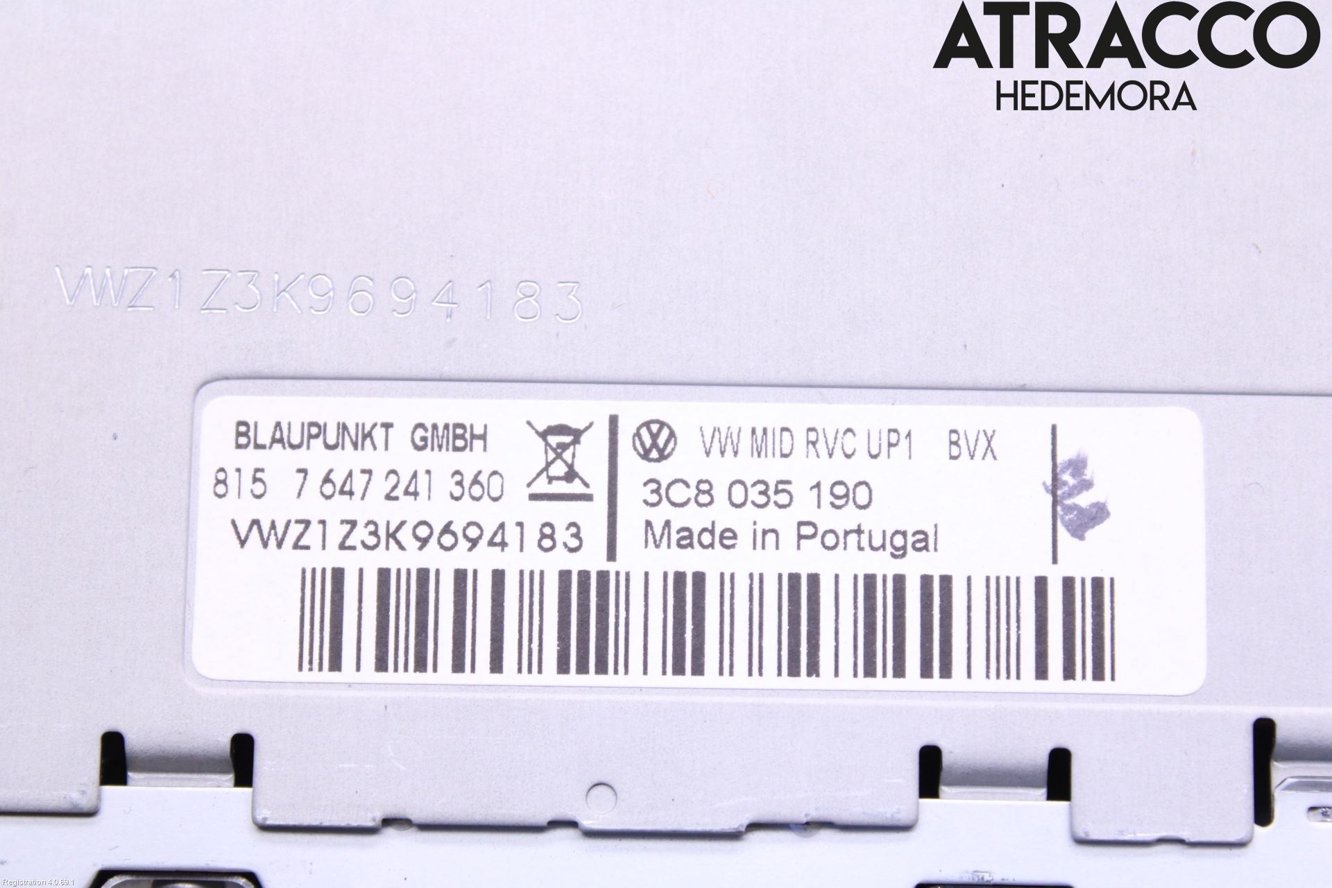 Volkswagen VW GOLF VI 09-13 Cd Radio - Multimediapanel