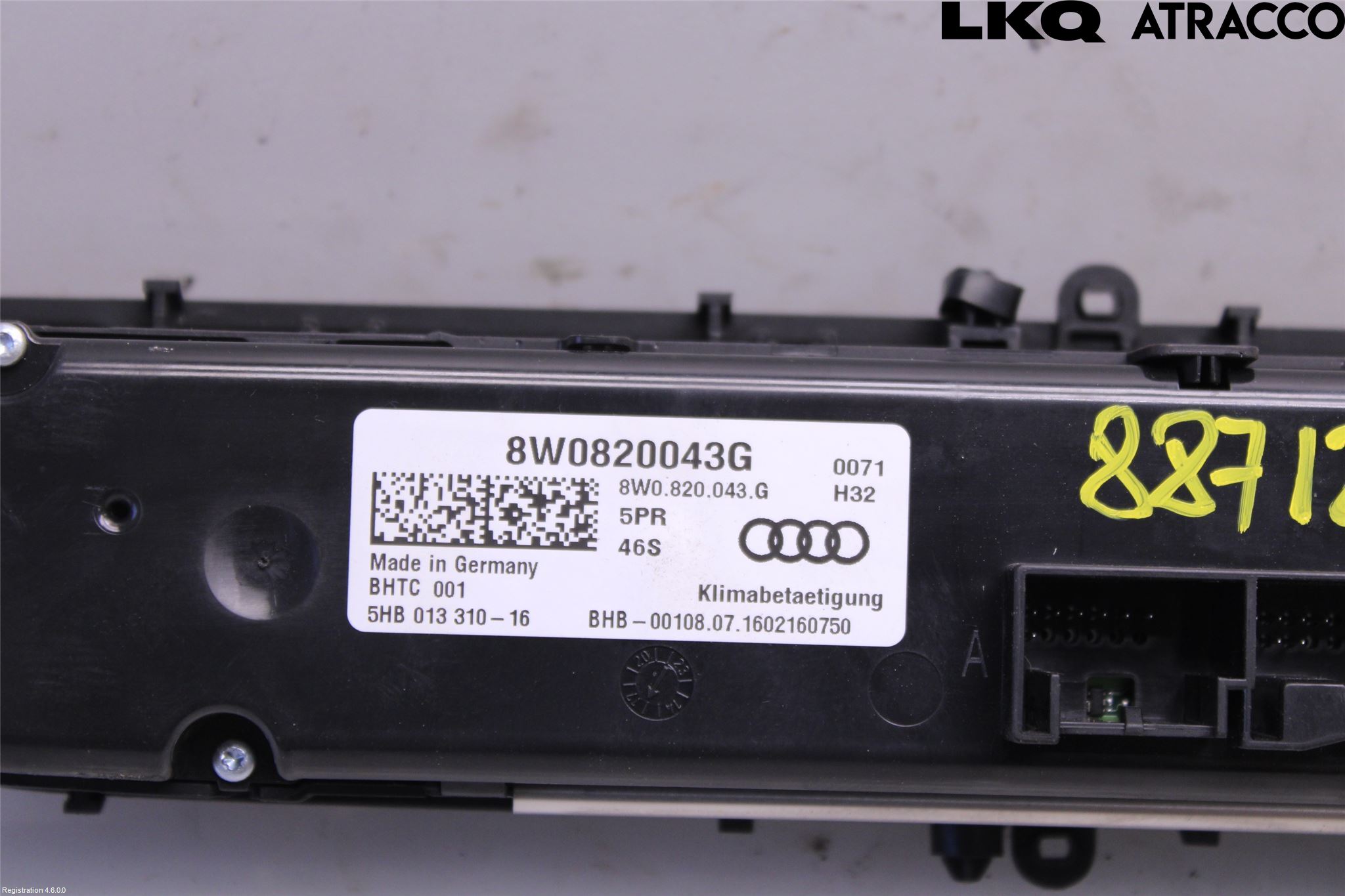 Audi A4/S4 B9 16-19 Ac Styrenhet Ac Manöveren