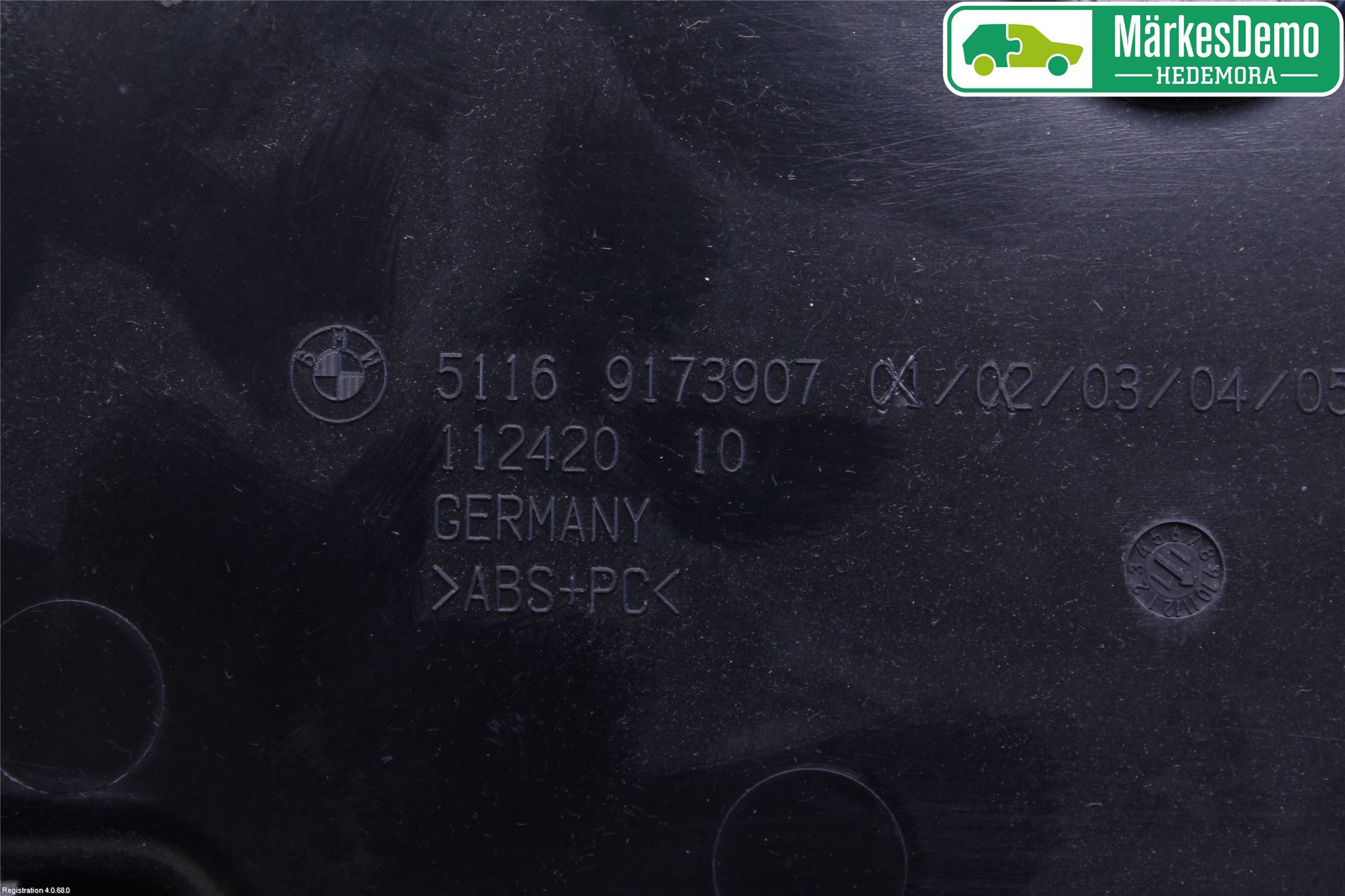 BMW 5 F10/F11/F18 09-17 Handskfack
