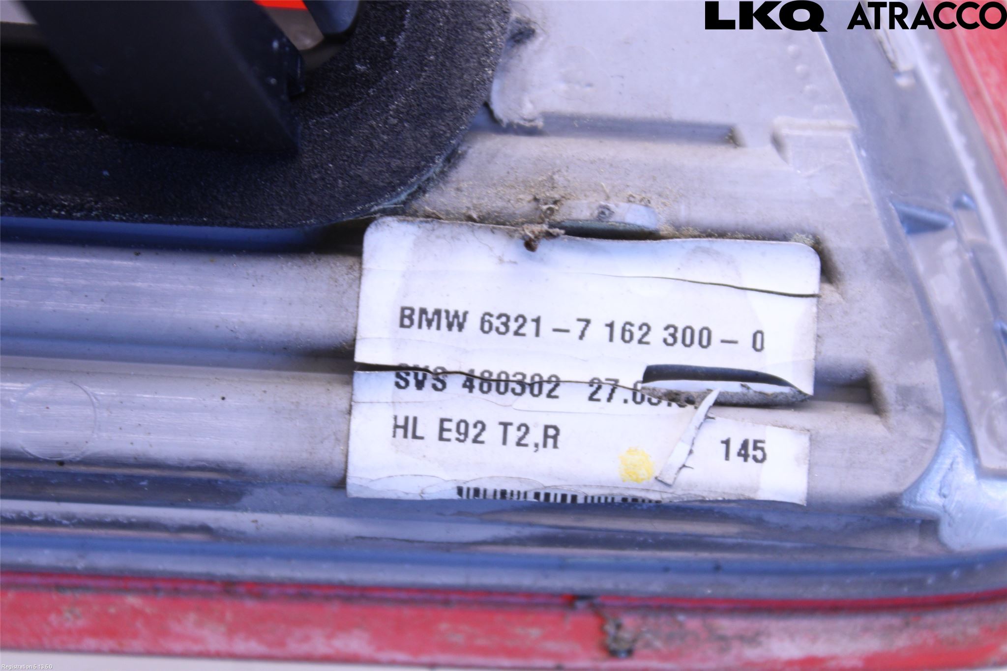 BMW 3 E92/93 Coupé/Cab 05-14 Bakljus Lucka Hö