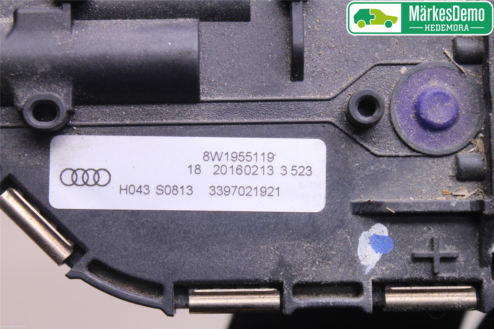Audi A4/S4 B9 16-19 Torkarmotor Vindruta