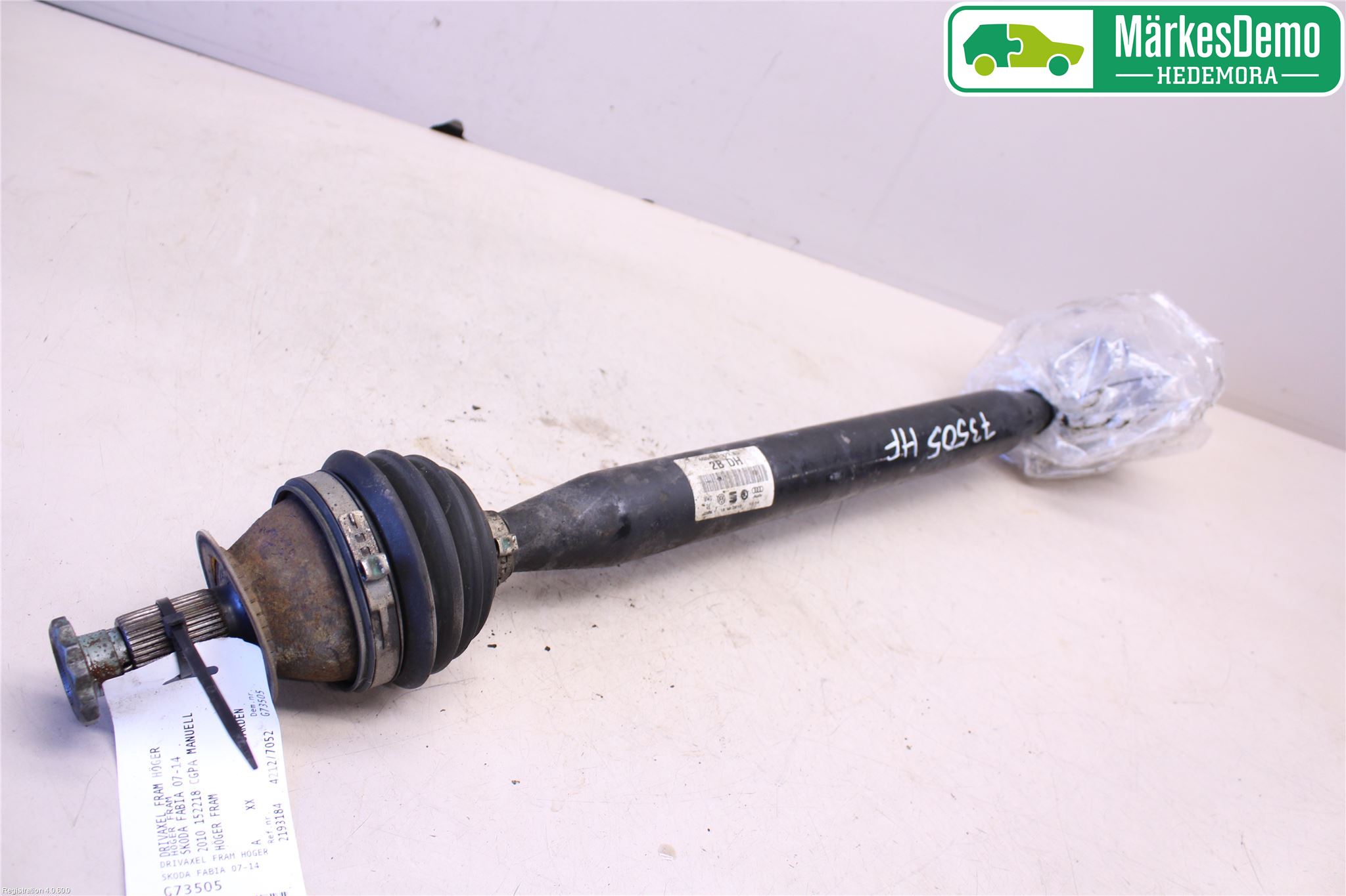 Skoda FABIA 07-14 Drivaxel Fram Höger