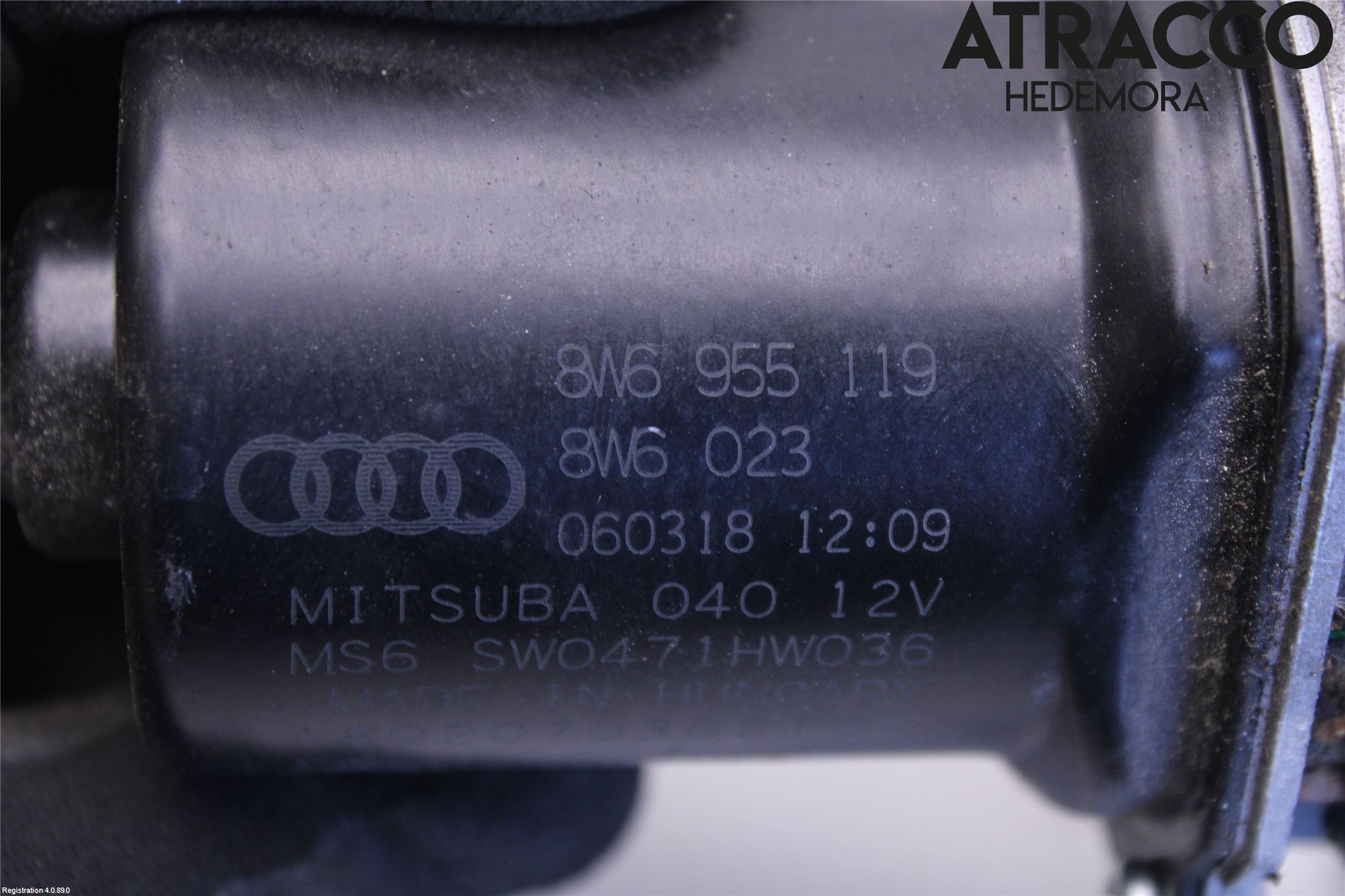 Audi A5 17- Torkarmotor Vindruta