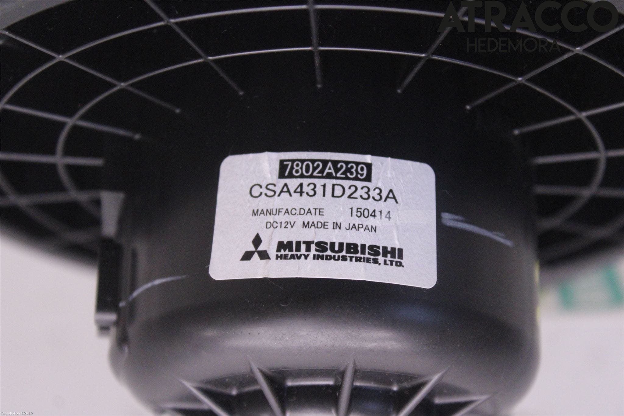 Mitsubishi ASX 10-22 Ac Värmefläkt