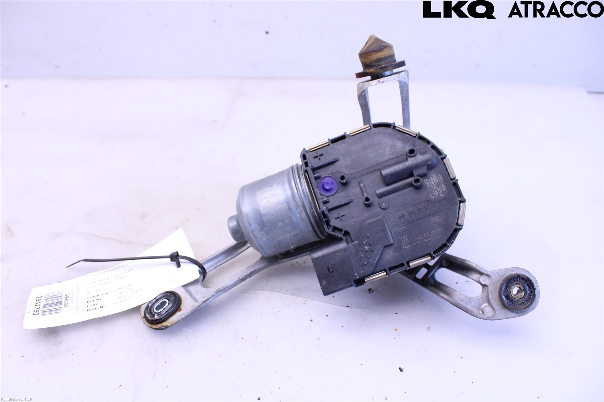 Kia CARENS III 13-19 Torkarmotor Vindruta
