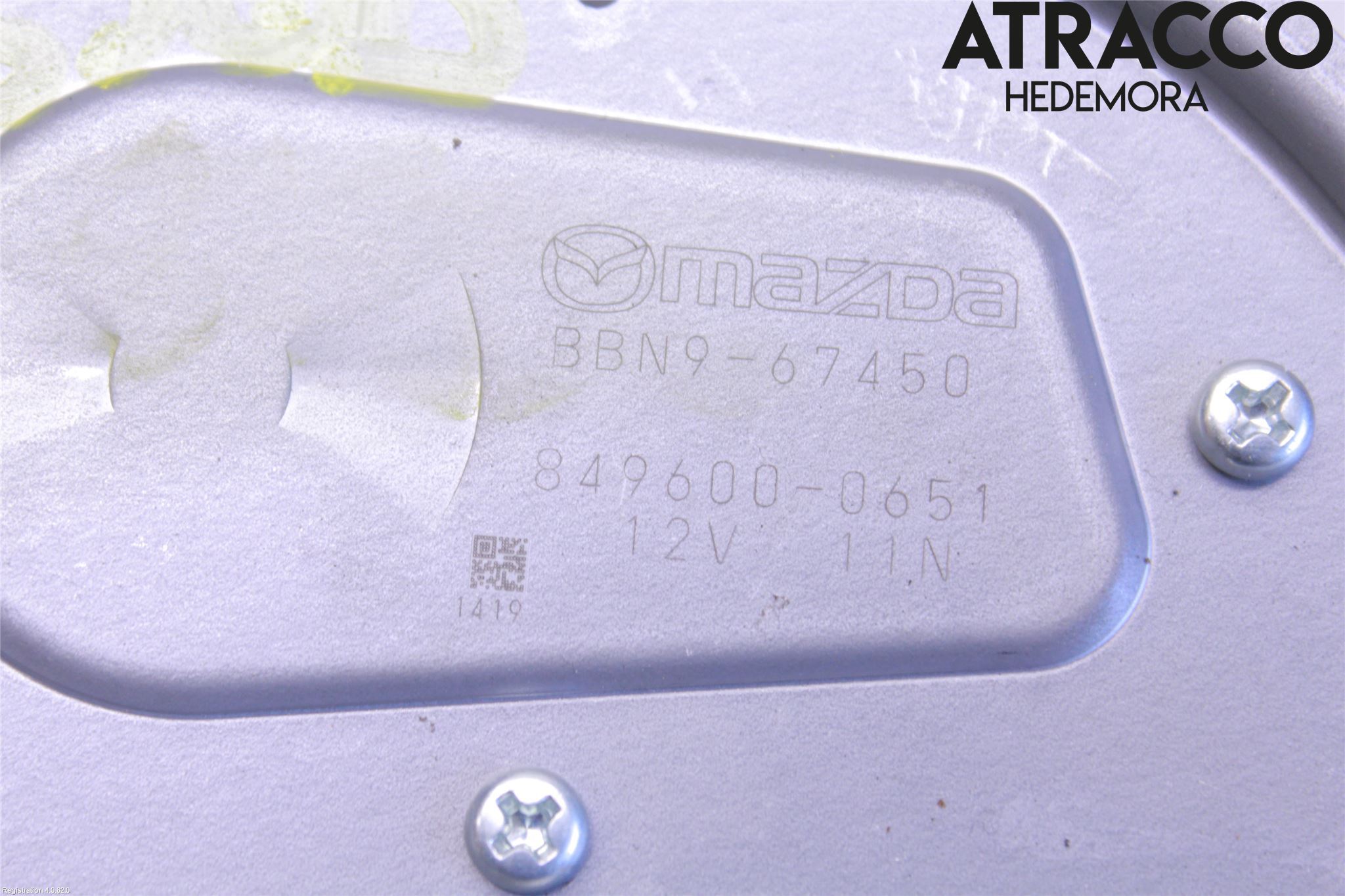 Mazda 3 II 09-13 Torkarmotor Baklucka