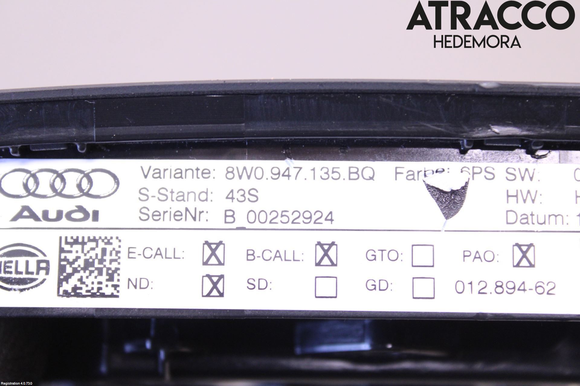 Audi A5 17- Innerbelysning