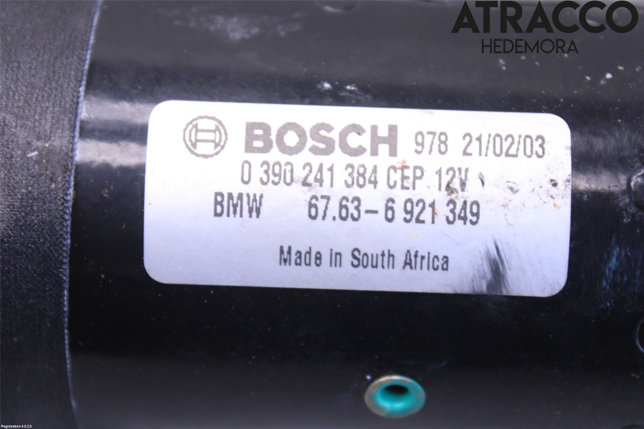 BMW 3 E46      98-05 Torkarmotor Vindruta