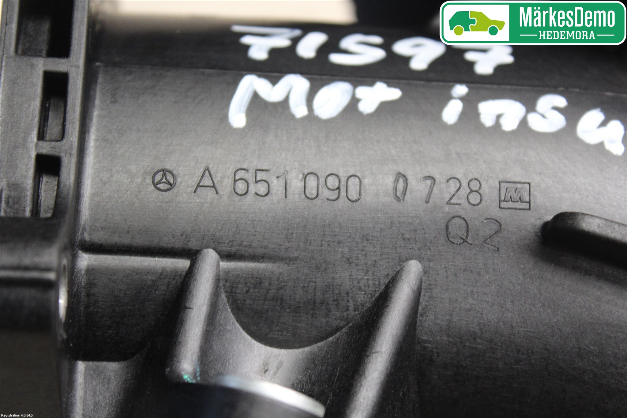 Mercedes-Benz MB C-KLASS (W205) 14-21 Laddluft-Intercoolerrör