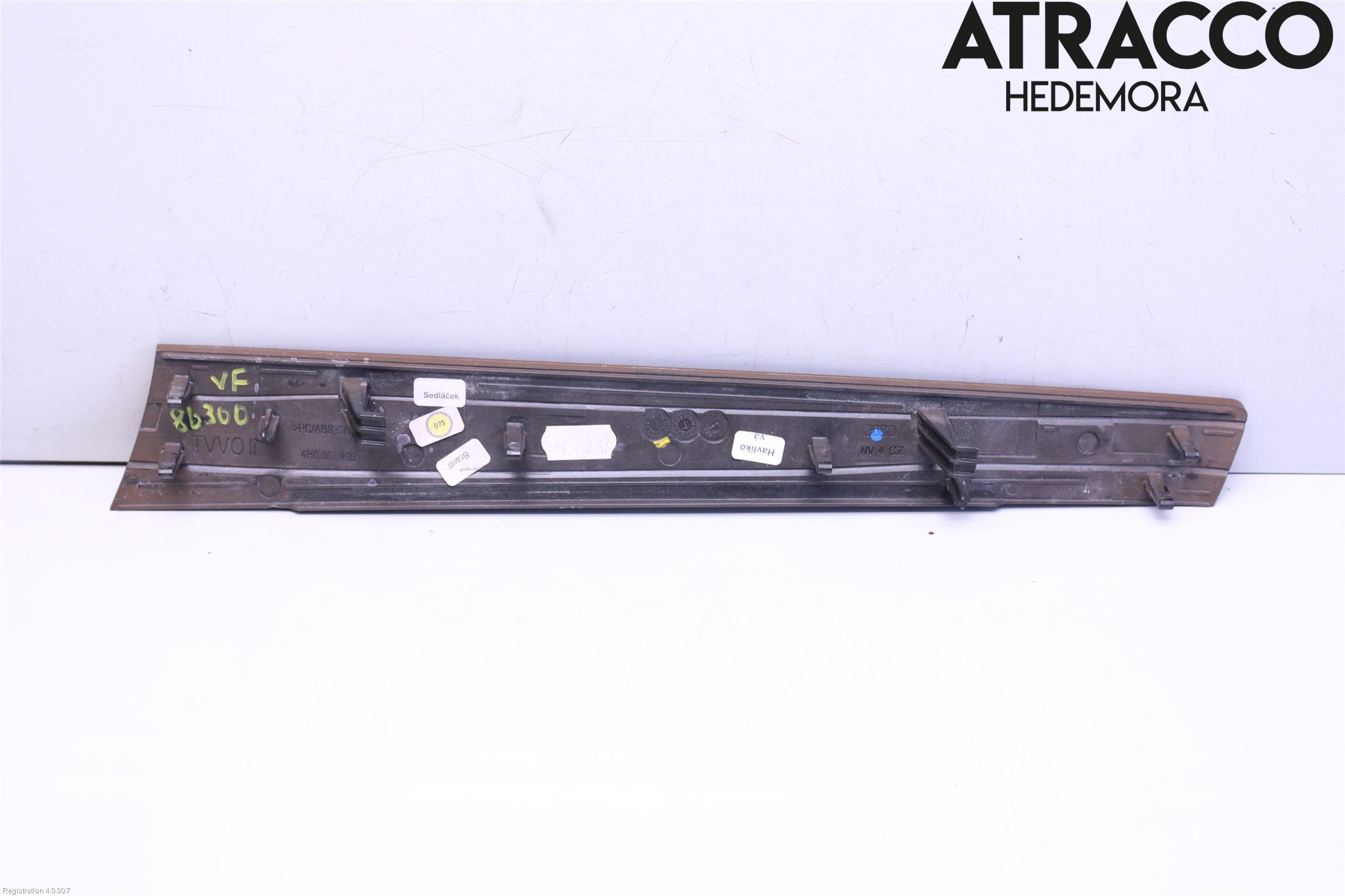 Audi A8/S8 4H 10-17 Dörr Dekorlist Fram Vä