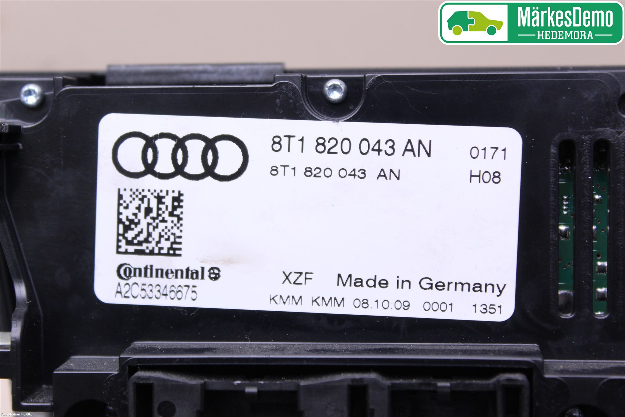 Audi A4/S4 08-11 Ac Styrenhet Ac Manöveren