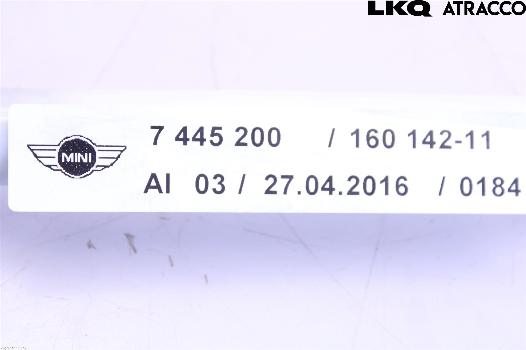 Mini CABRIO F57 16-24 Fjäder-Torsionsstav