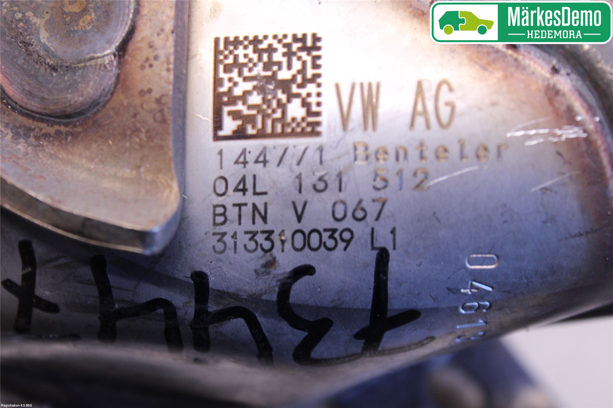 Volkswagen VW GOLF / E-GOLF VII 13-20 Avgaskylare