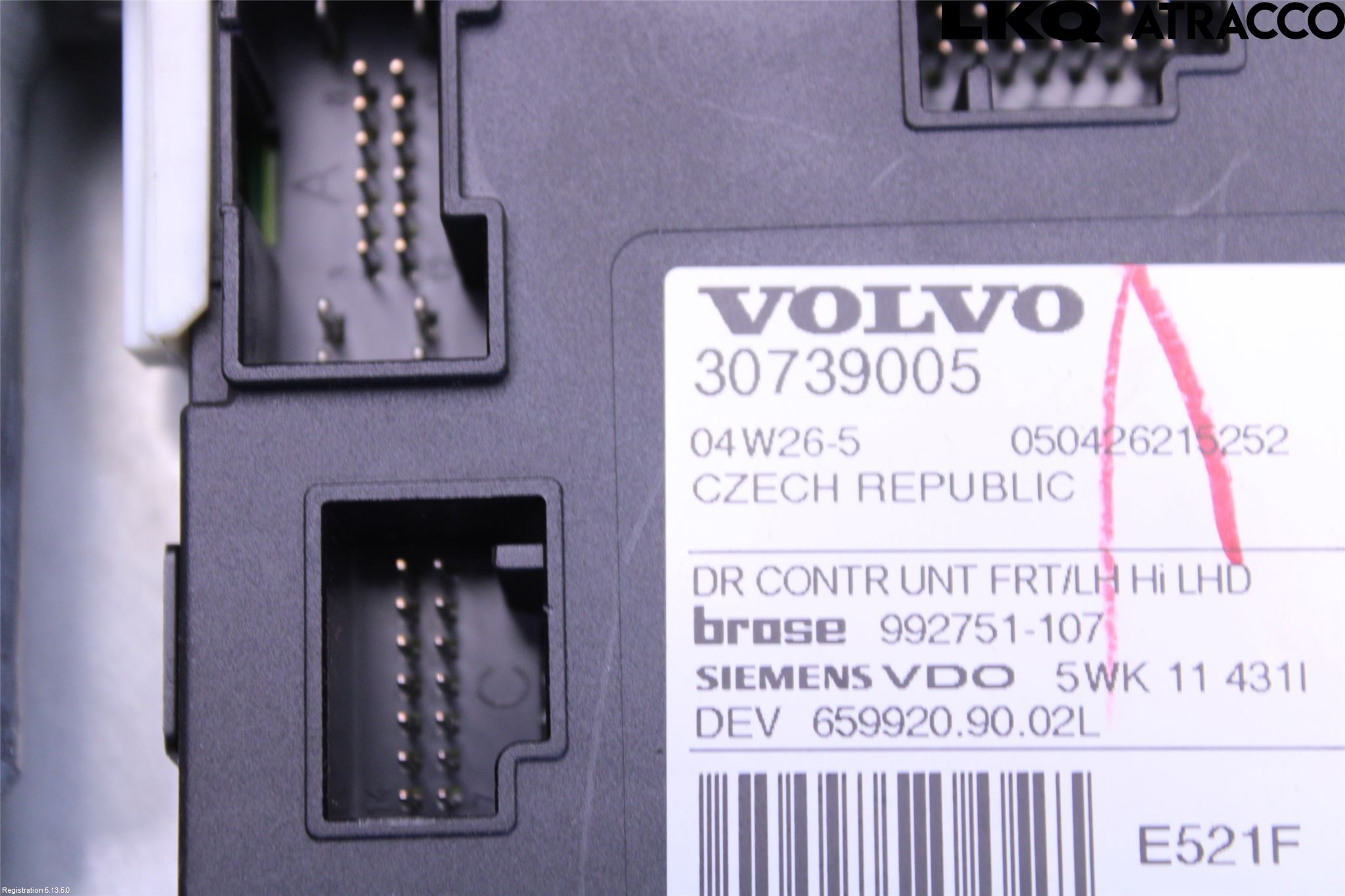 Volvo V50 04-07 Fönsterhiss El Kompl