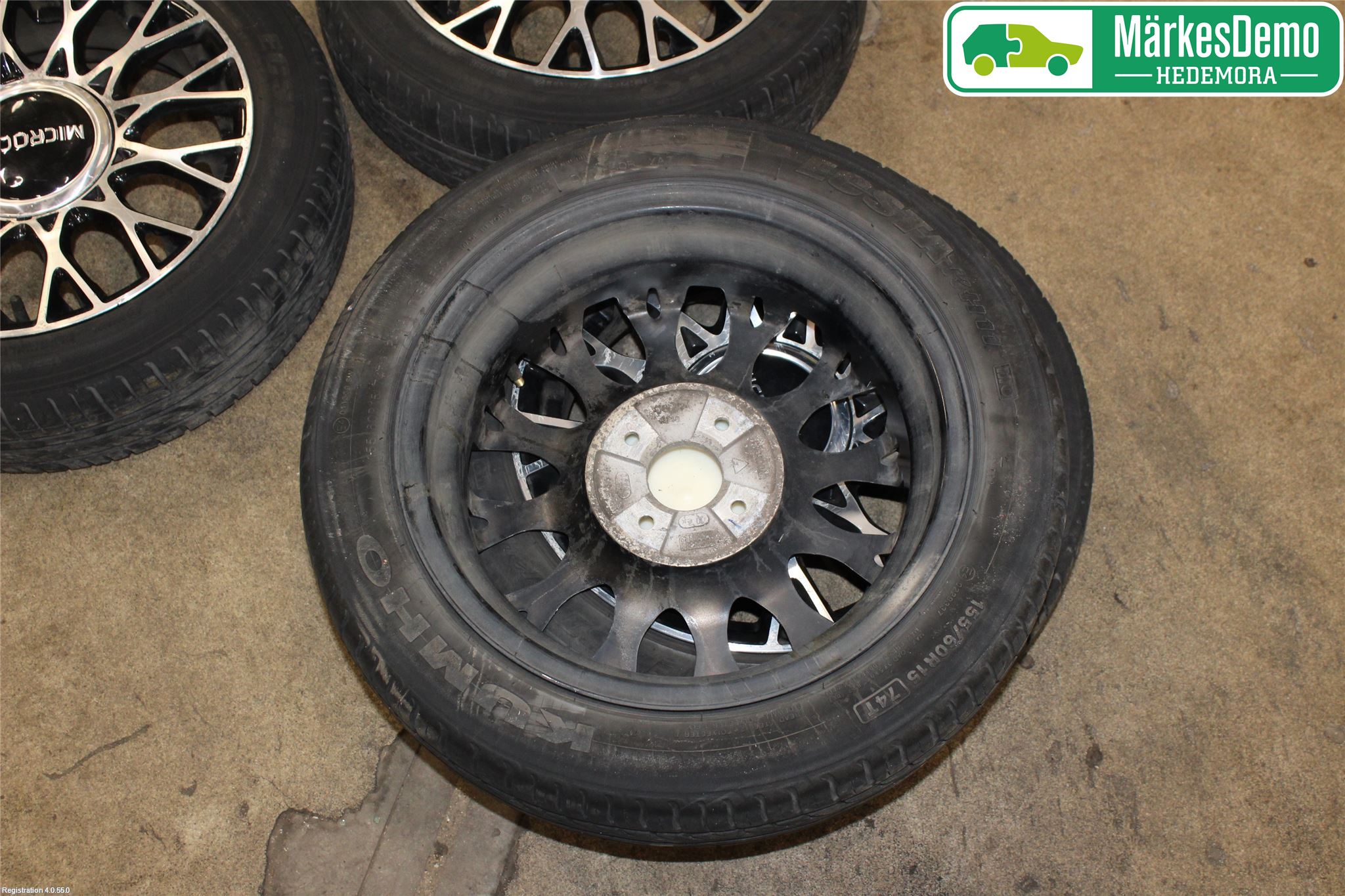 Mopedbil Microcar MICROCAR Sommardäck Alumfälg 4St