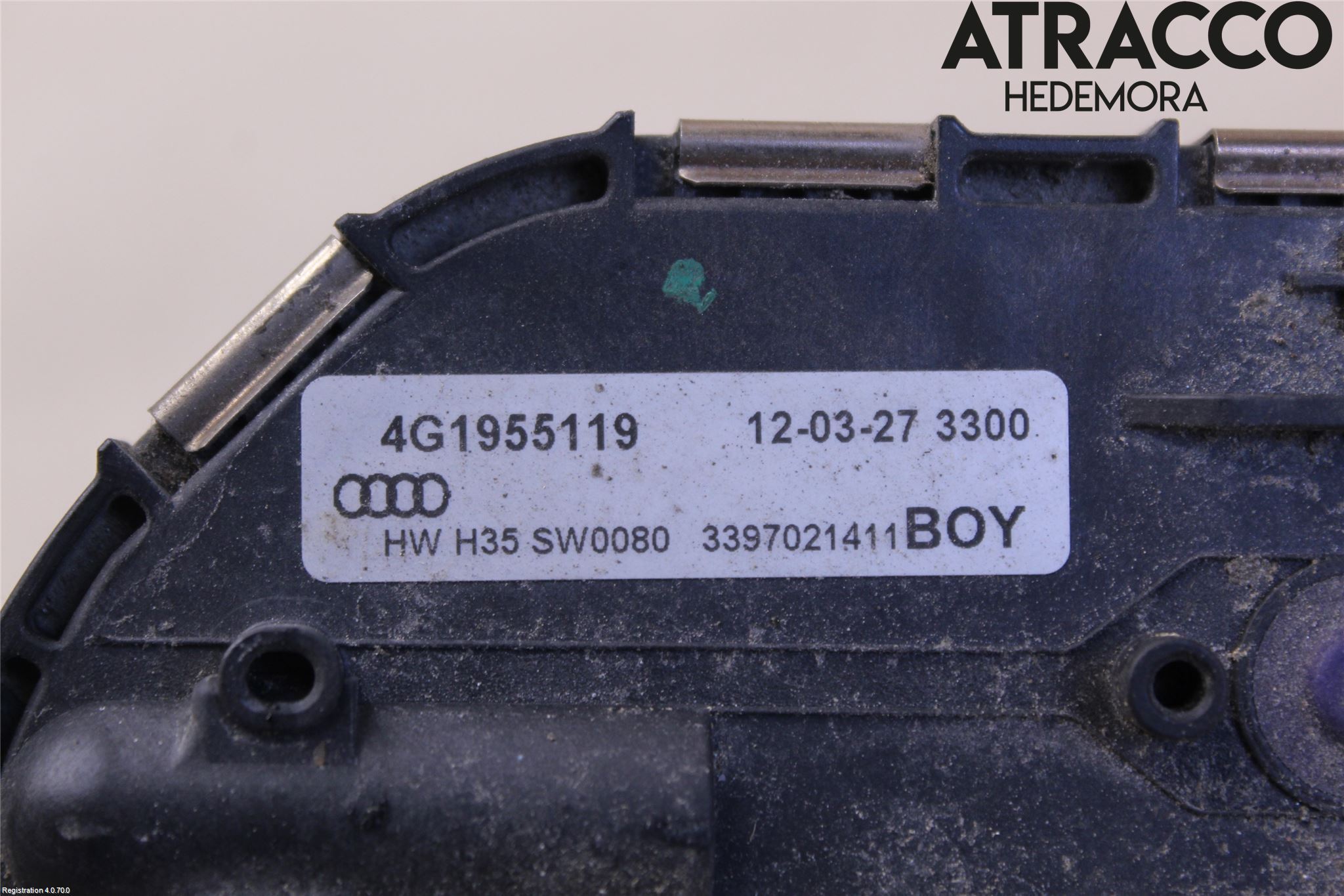 Audi A6/S6 4G 11-18 Torkarmotor Vindruta