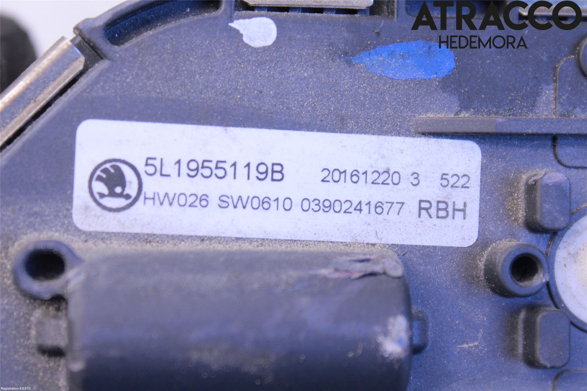 Skoda YETI Torkarmotor Vindruta