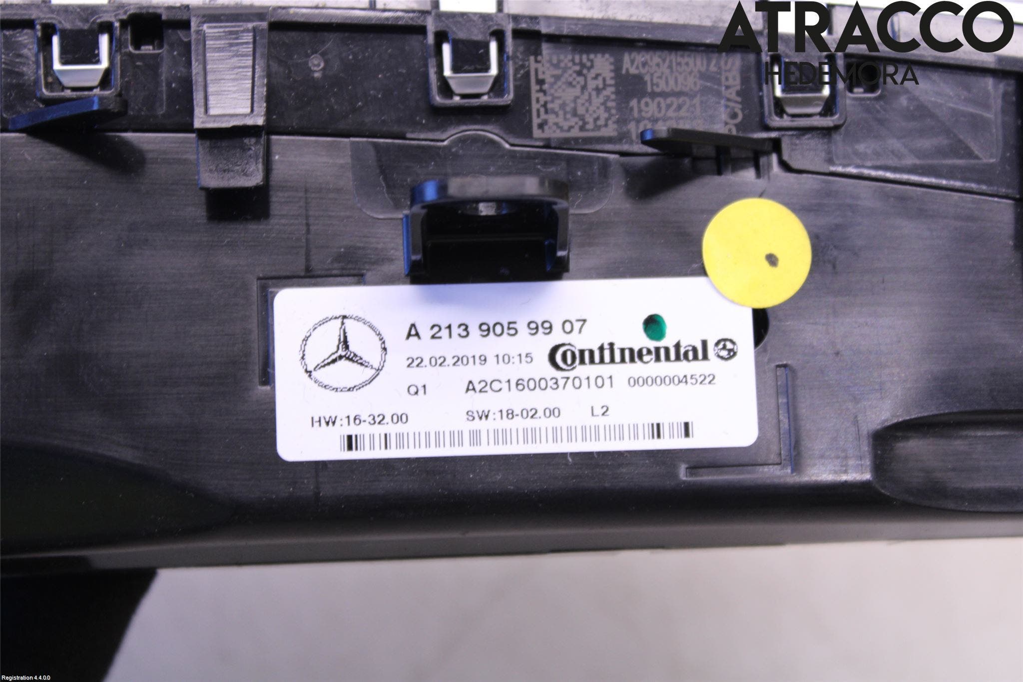 Mercedes-Benz MB E-KLASS (W213) 16-23 Ac Styrenhet Ac Manöveren