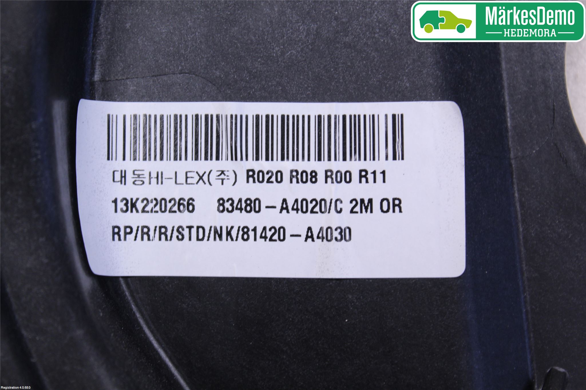 Kia CARENS III 13-19 Fönsterhiss El Kompl