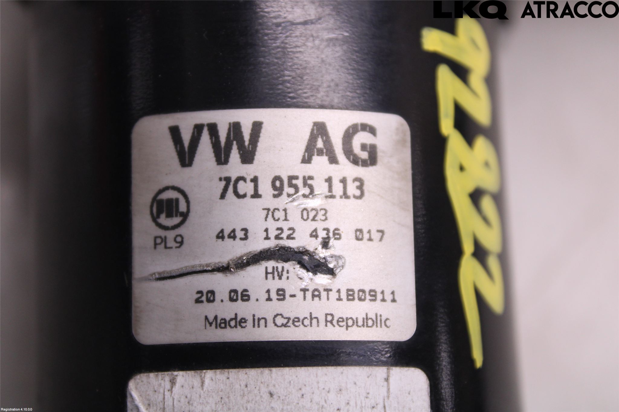 Volkswagen VW CRAFTER II / E-CRAFTER 17- Torkarmotor Vindruta