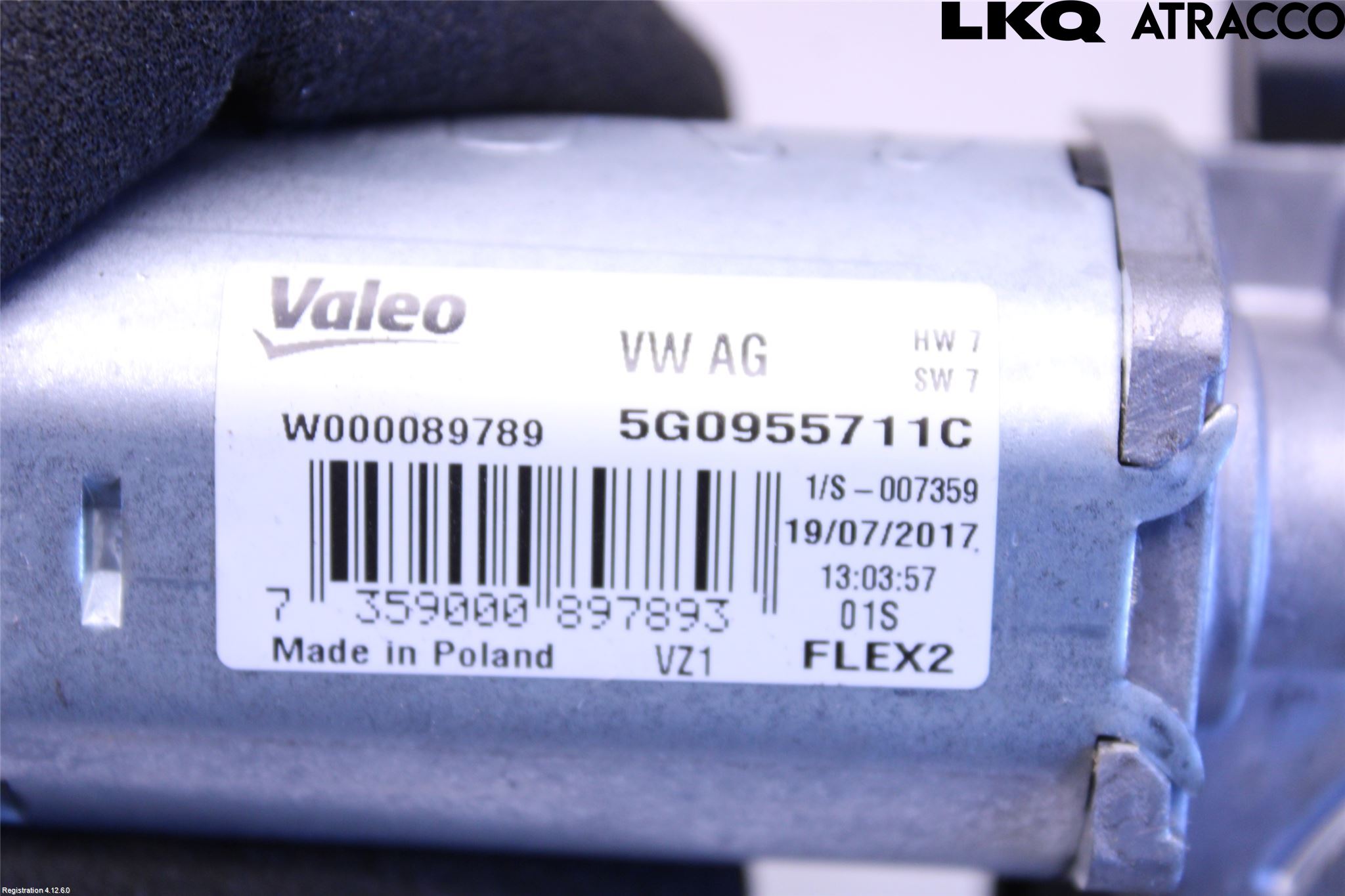 Volkswagen VW TOURAN 16- Torkarmotor Baklucka