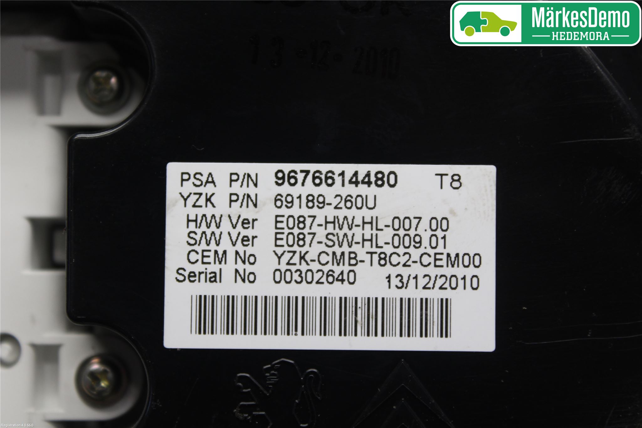 Peugeot 3008 09-16 Instrument Komb