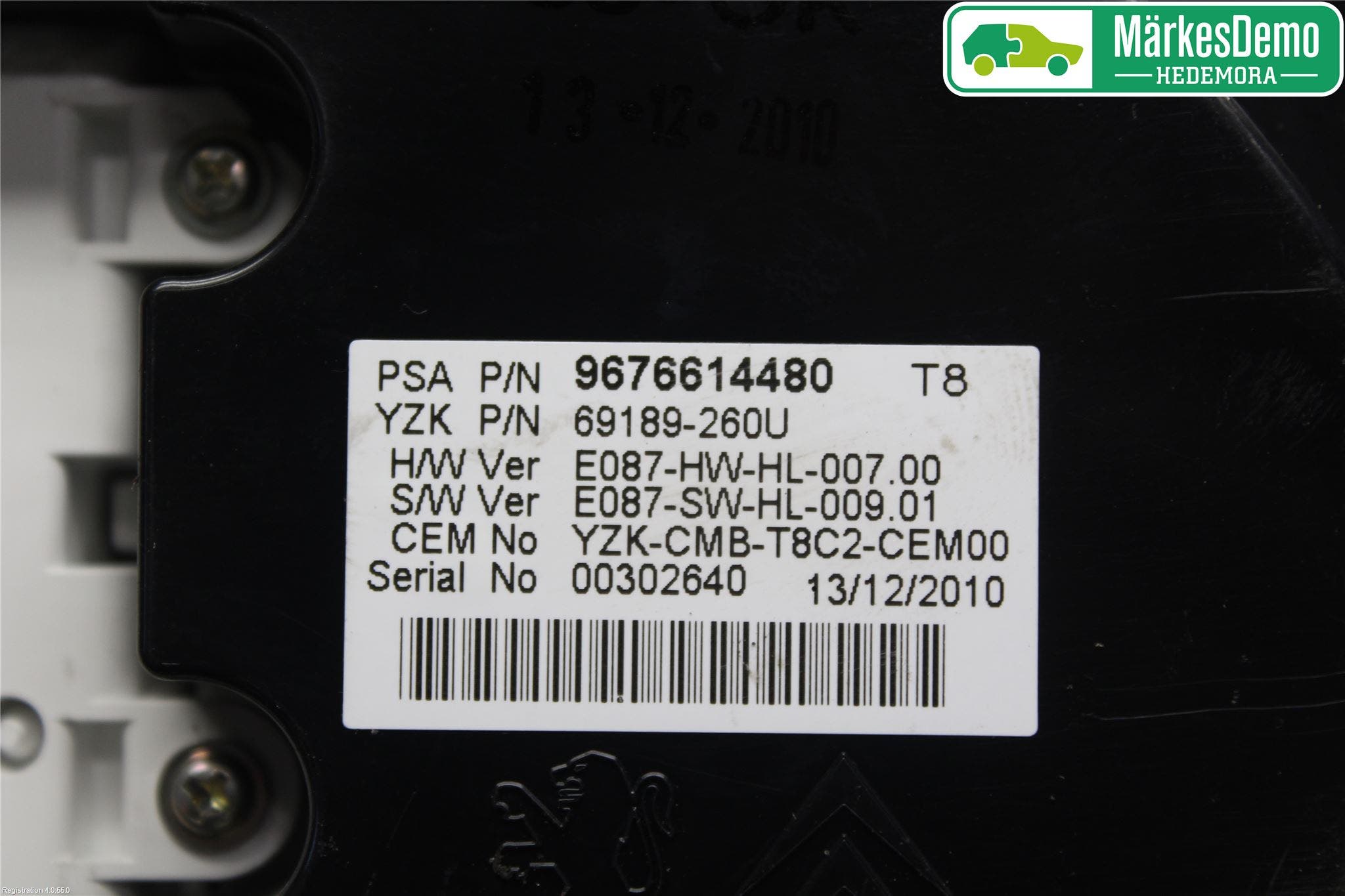 Peugeot 3008 09-16 Instrument Komb