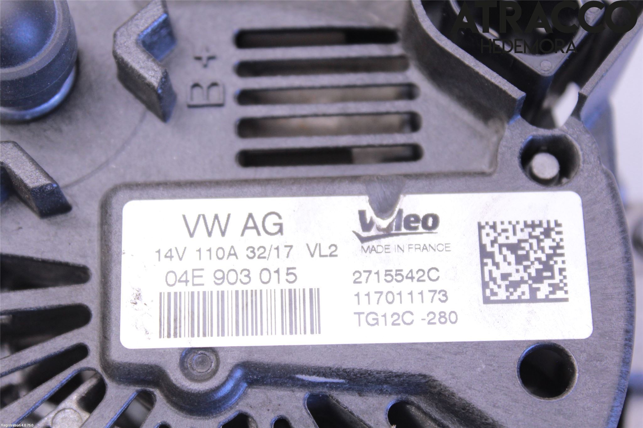 Skoda FABIA 15-21 Generator