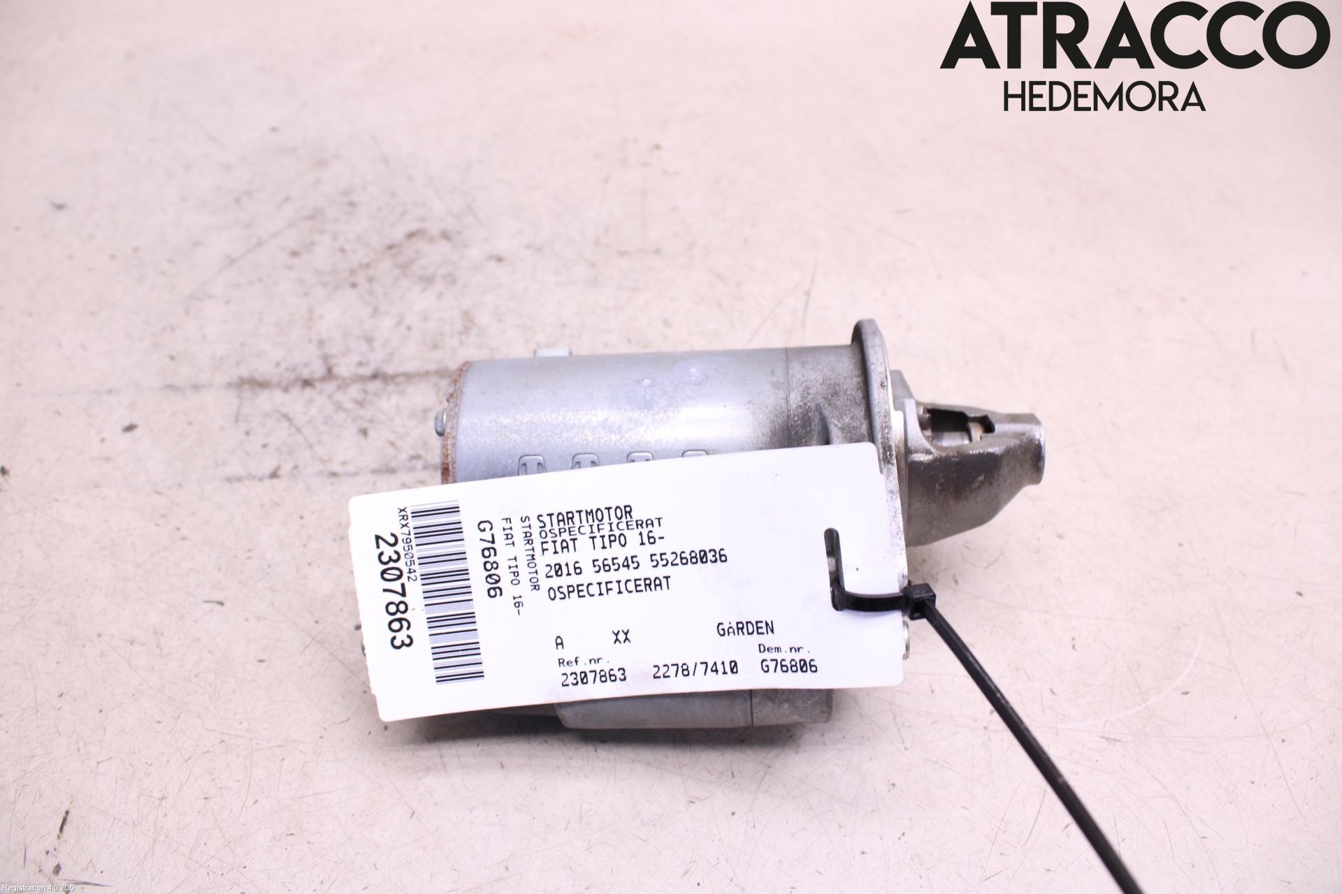 Fiat TIPO/CROSS 16- Startmotor